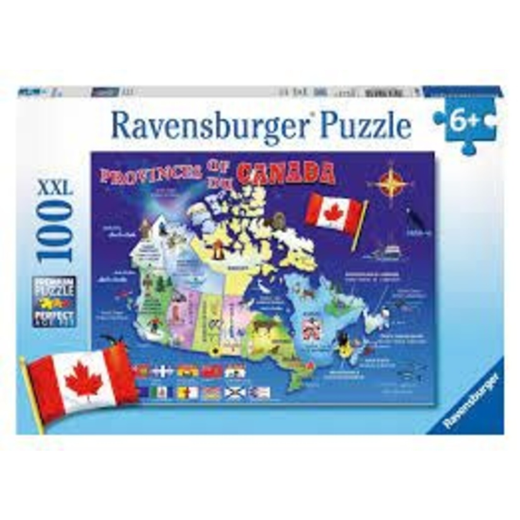 Ravensburger RAV10569 Map of Canada (Puzzle100)