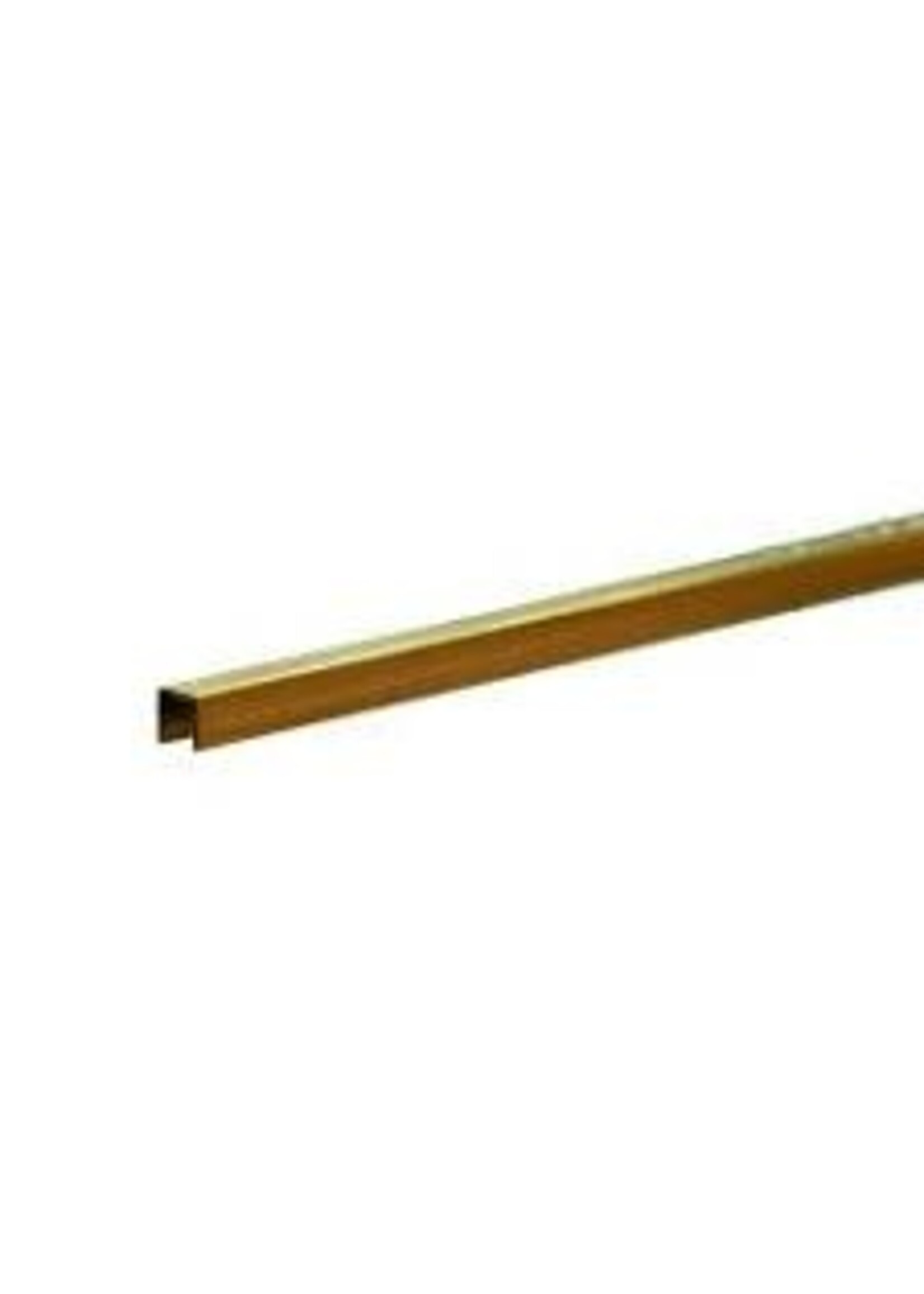 K&S Metals KSE9886 Brass Channel 3/16''