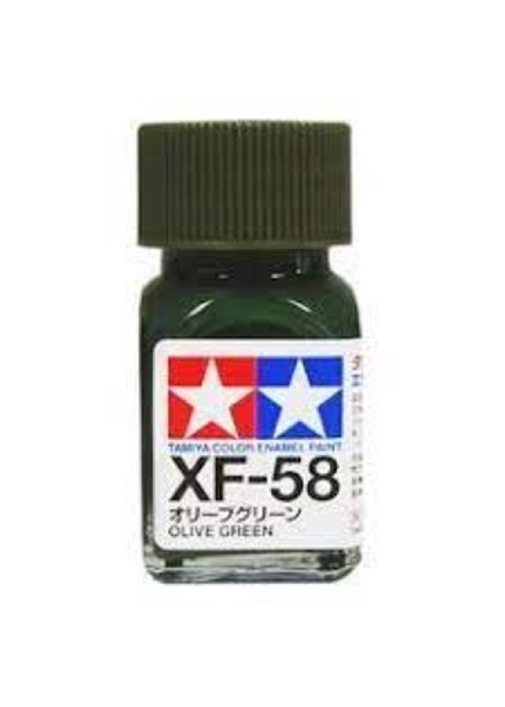 Tamiya TAMEXF58 Enamel Flat Olive Green (10ml)