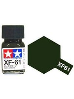 Tamiya TAMEXF61 Enamel Flat Dark Green (10ml)