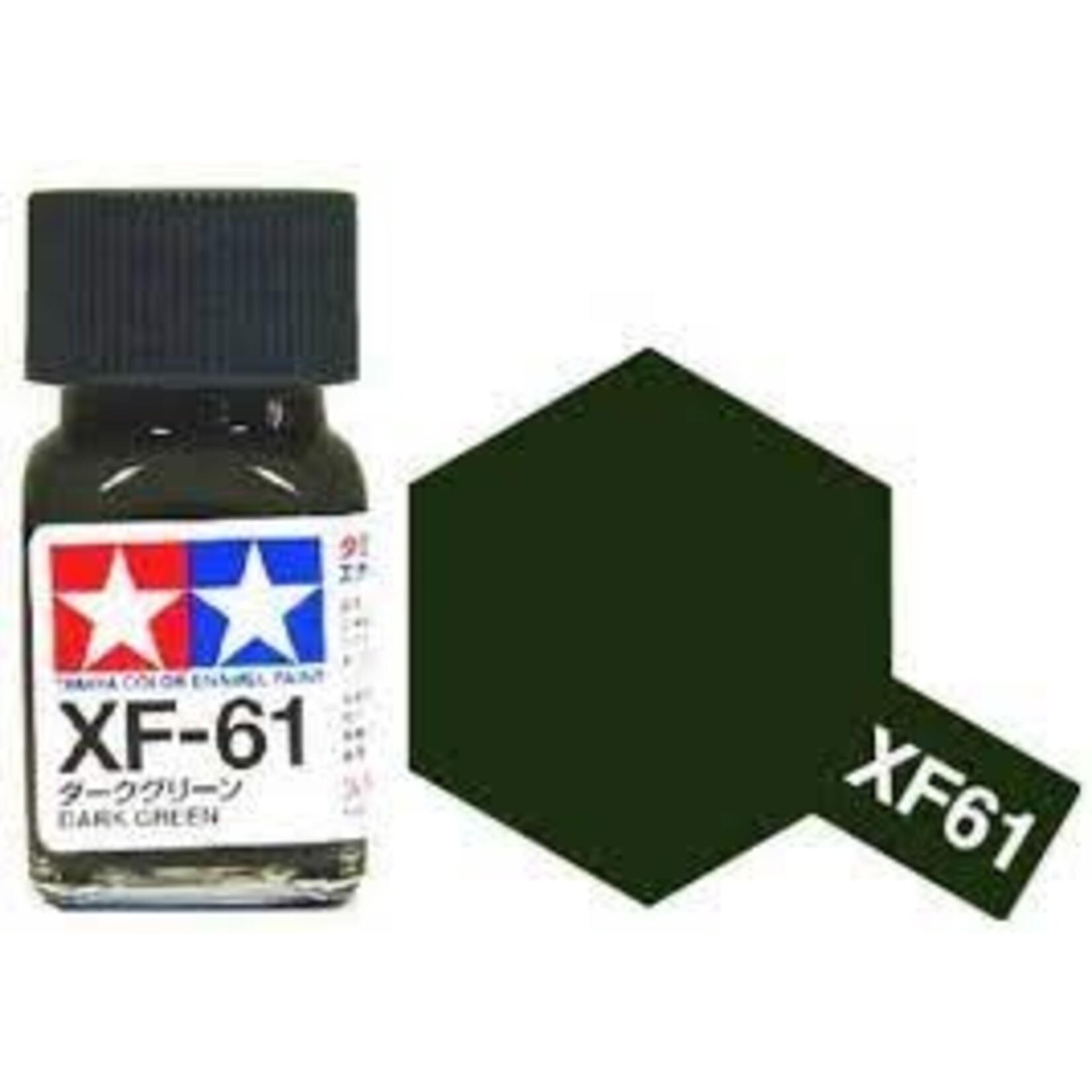 TAMEXF61 Enamel Flat Dark Green (10ml)