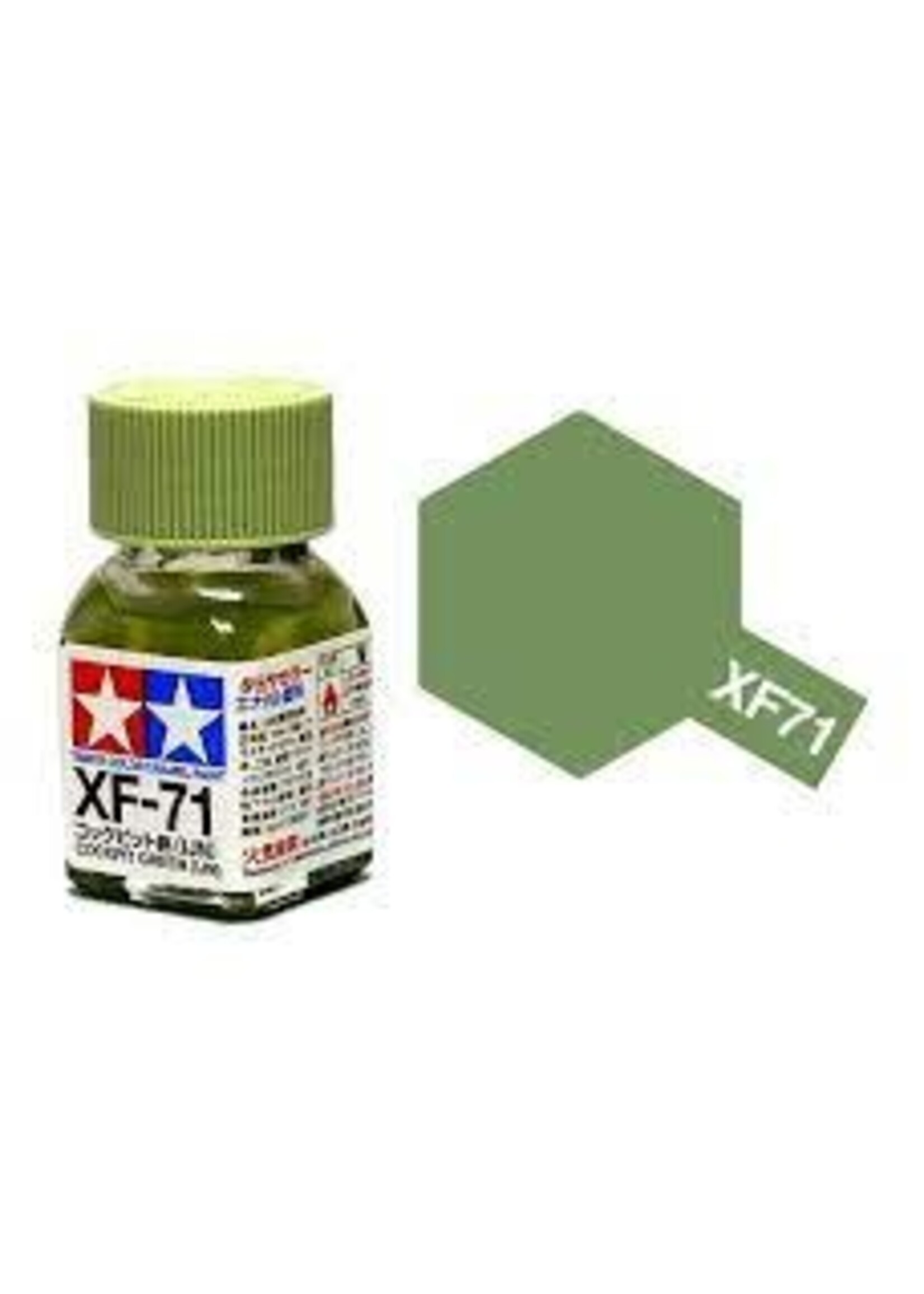 Tamiya TAMEXF71 Enamel Flat Cockpit Green Imperial Japanese Navy (10ml)