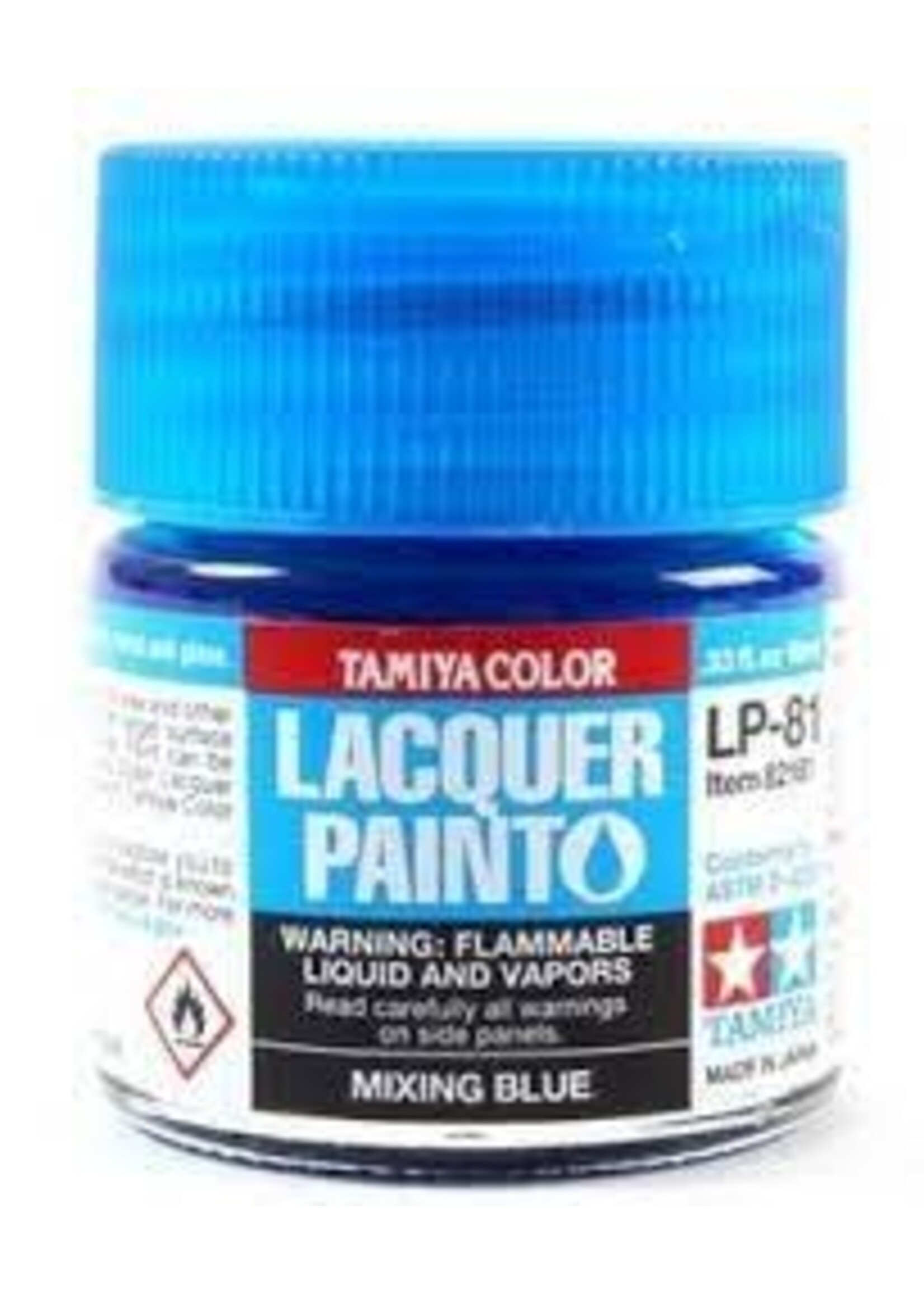 Tamiya TAMLP81 Lacquer Mixing Blue (10ml)