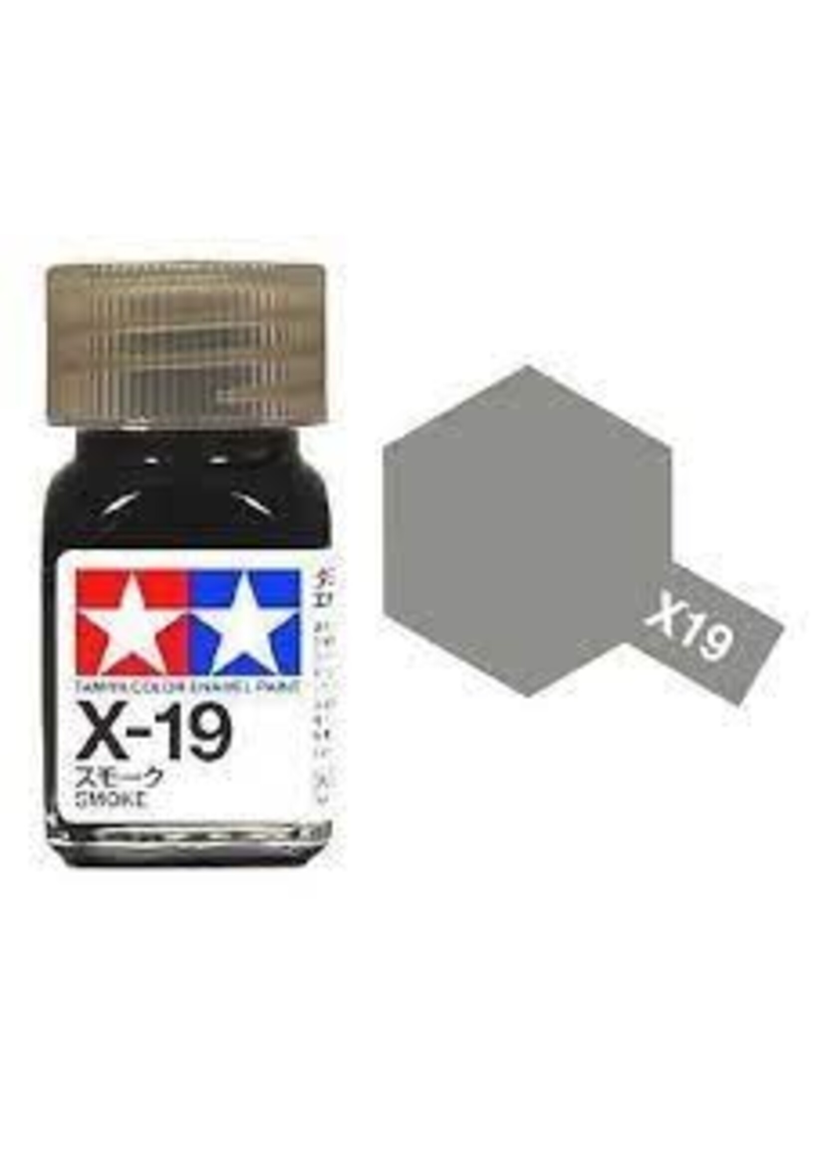Tamiya TAMEX19 Enamel Gloss Smoke (10ml)
