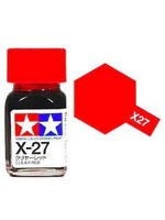 Tamiya TAMEX27 Enamel Gloss Clear Red (10ml)
