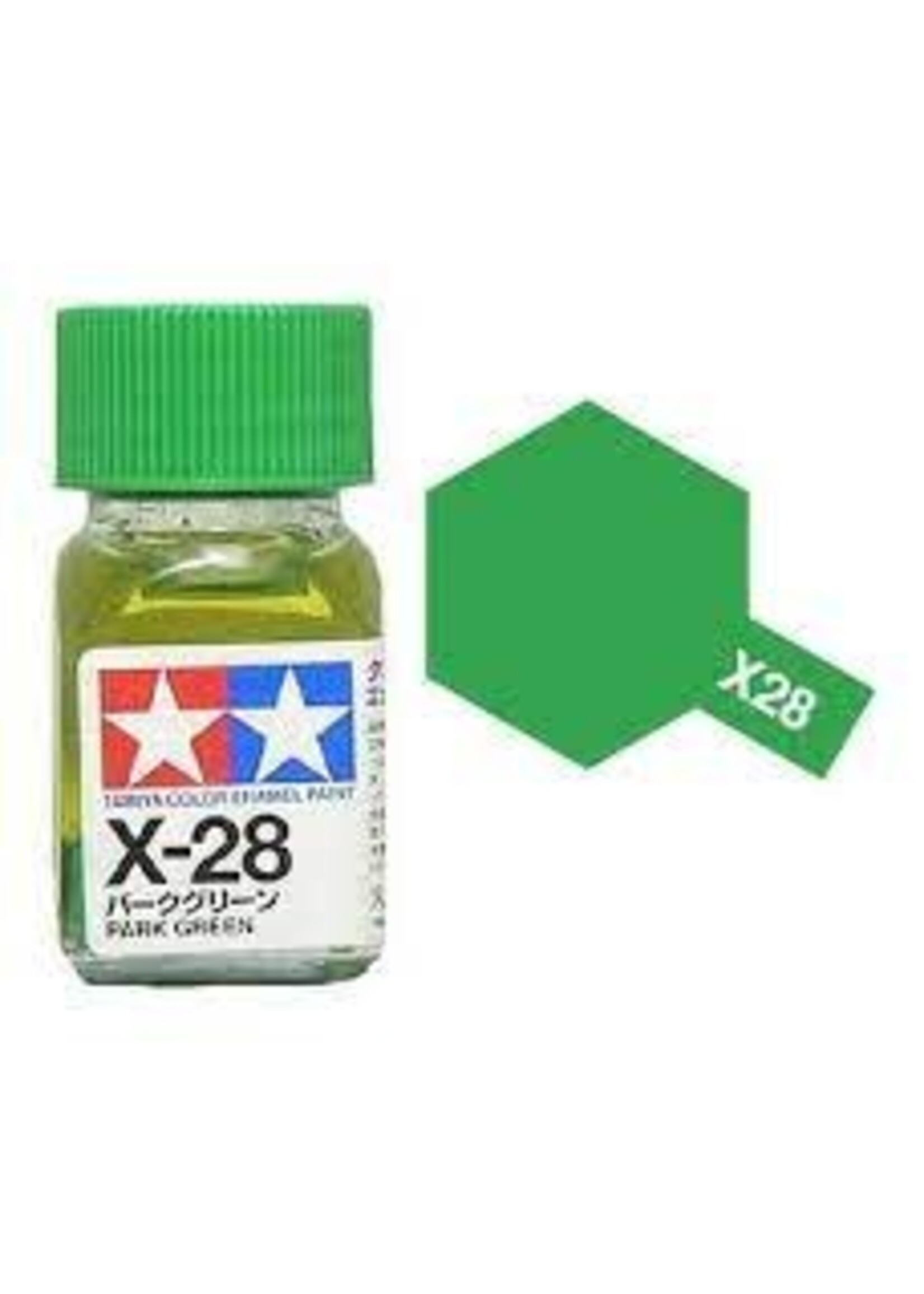 Tamiya TAMEX28 Enamel Gloss Park Green (10ml)
