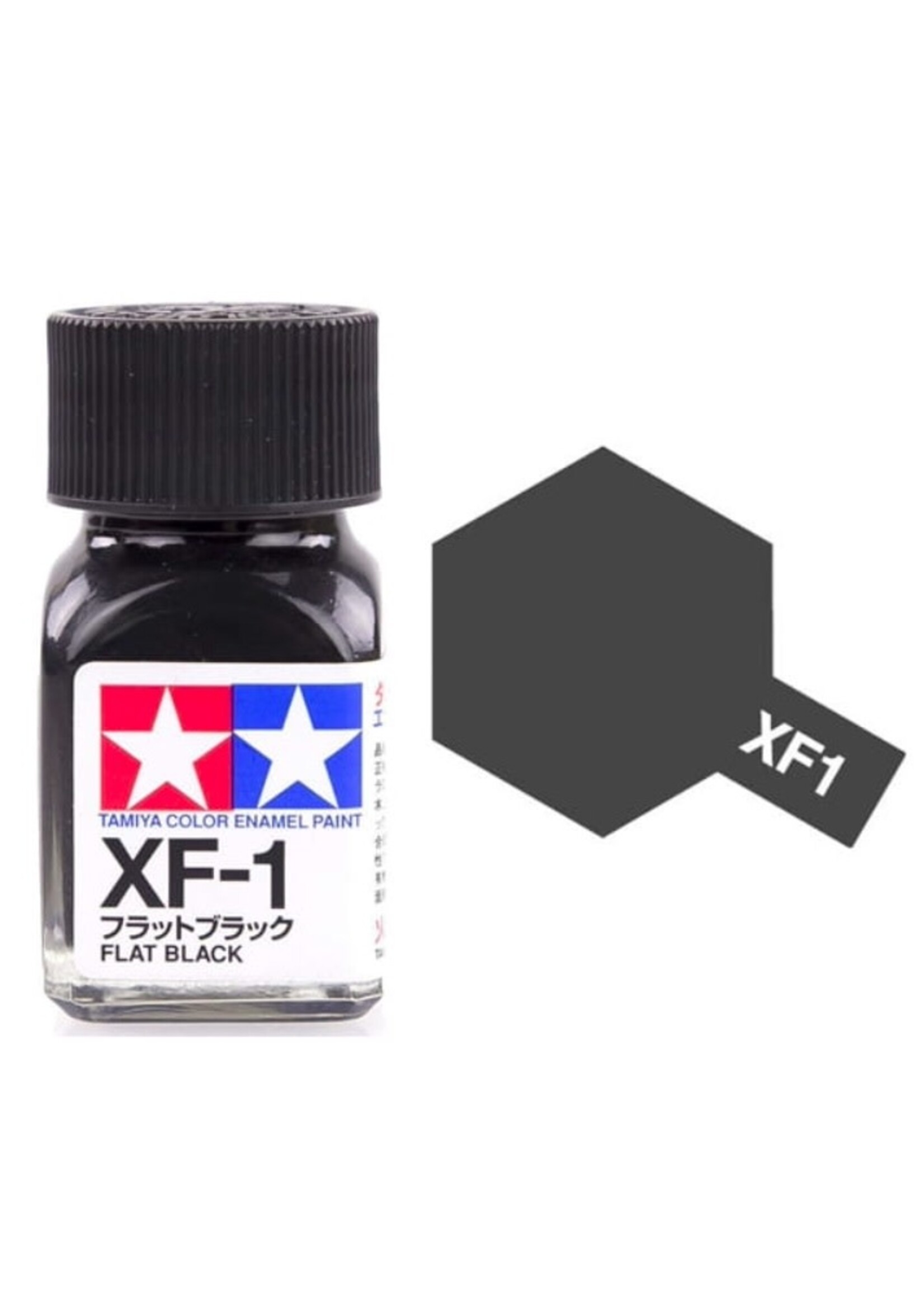 Tamiya TAMEXF01 Enamel Flat Black (10ml)