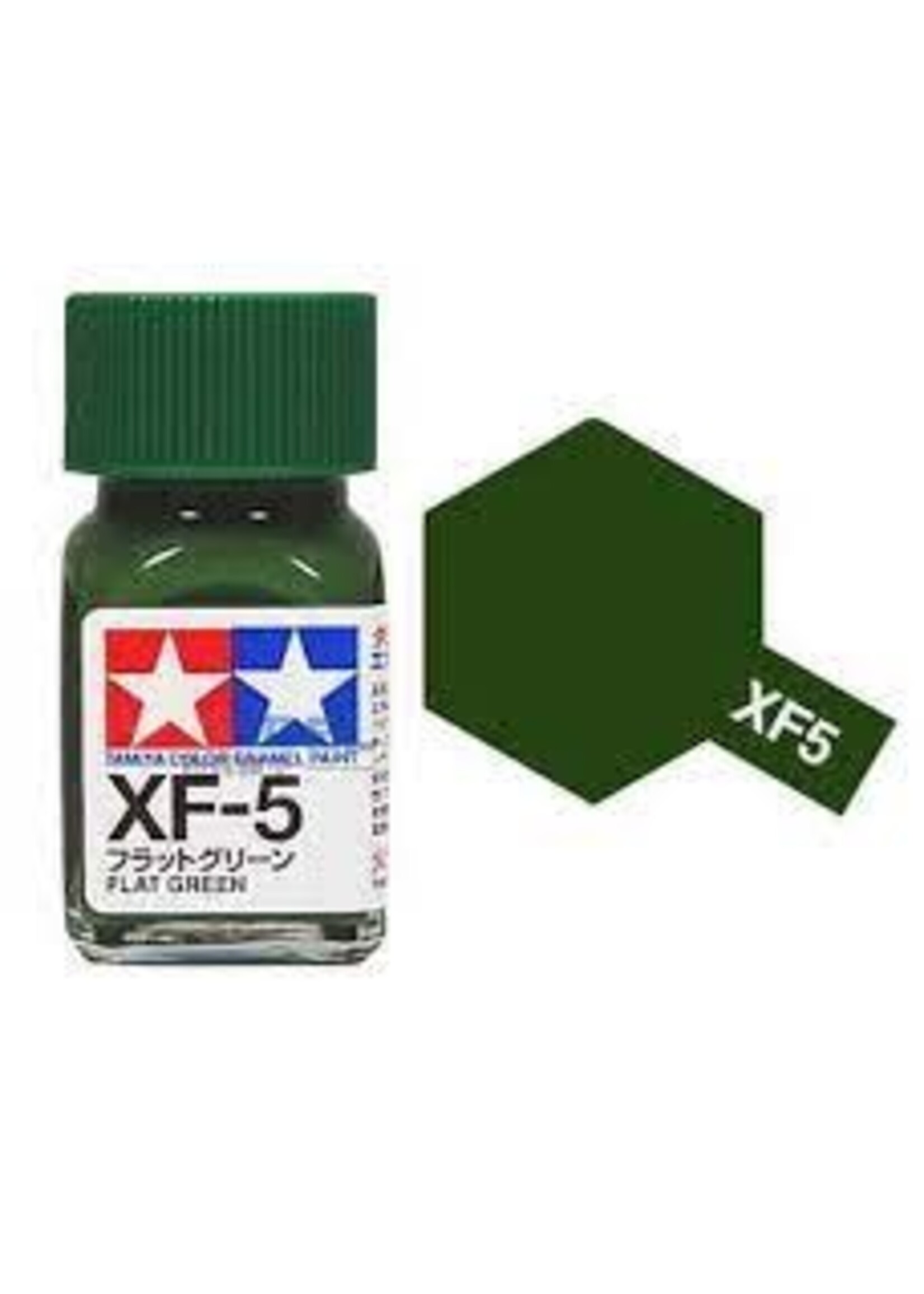 Tamiya TAMEXF05 Enamel Flat Green (10ml)