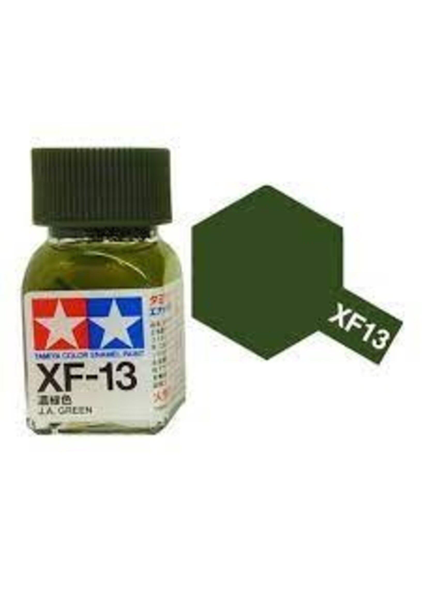 Tamiya TAMEXF13 Enamel Flat Japanese Army Green (10ml)
