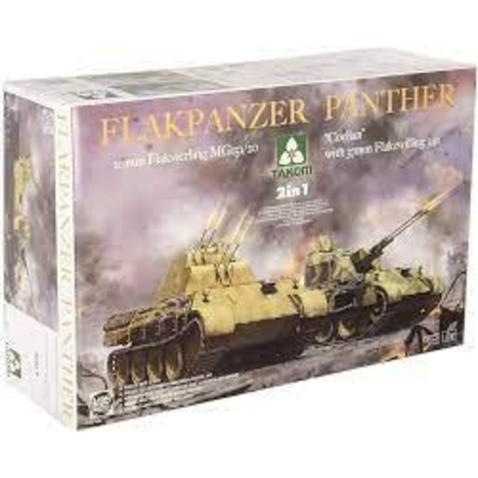 Takom TAK2105 Flakpanzer Panther 20mm Flakvierling & Coelian (1/35)