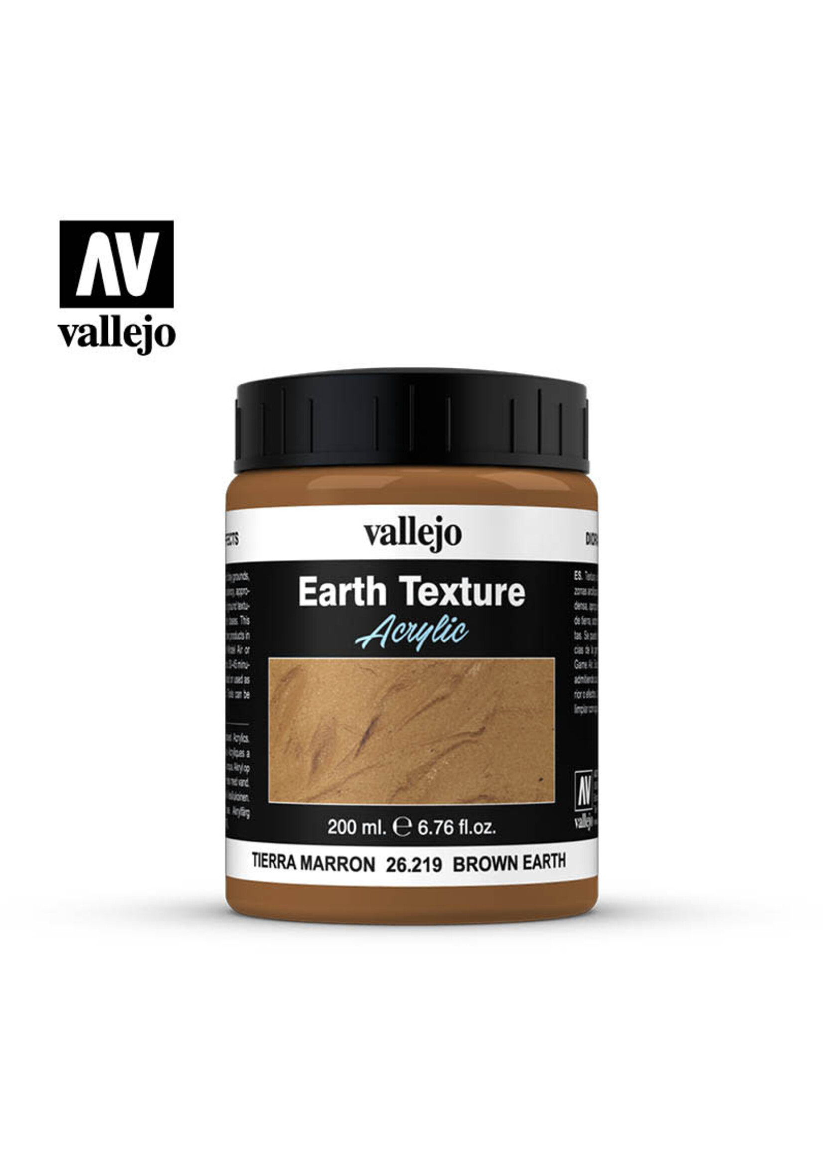 Vallejo VAL26219 Brown Earth Paste (200ml)