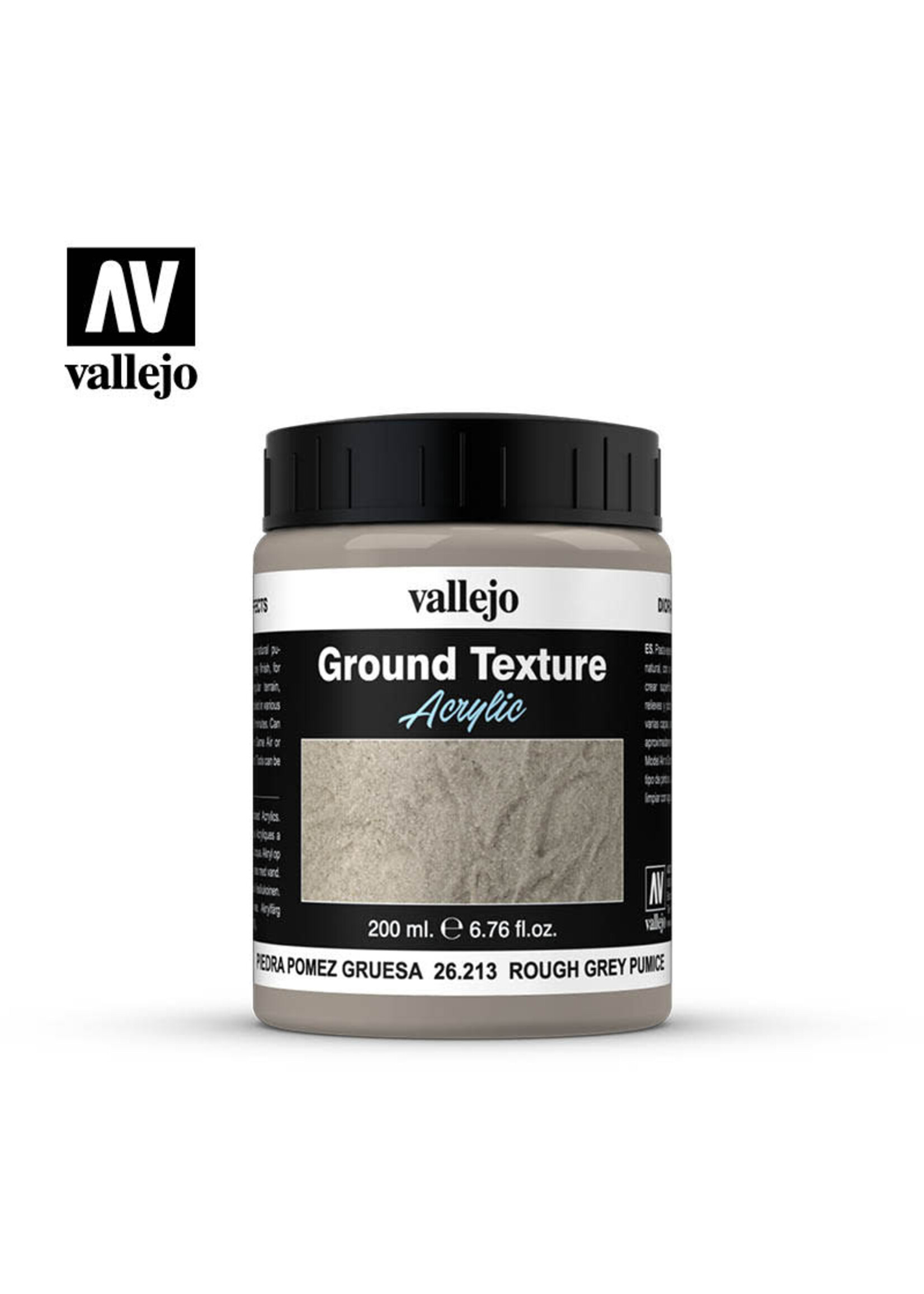 Vallejo VAL26213 Rough Grey Pumice Paste (200ml)