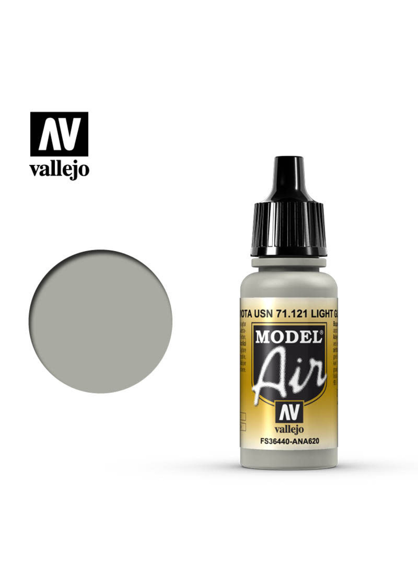 Vallejo VAL71121 Model Air Light Gull Gray (17ml)