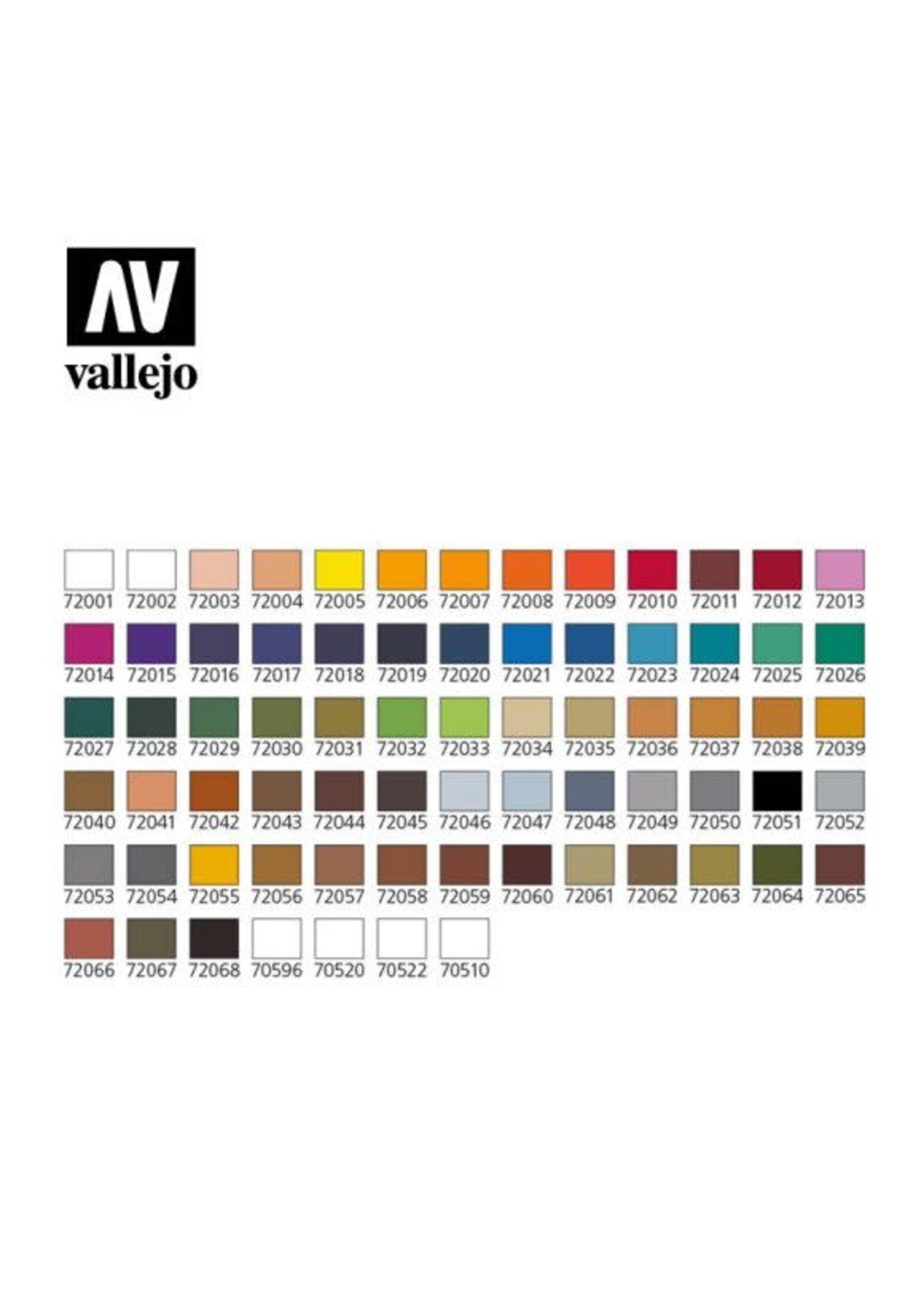 Vallejo 000VAL72180 Game Colour Deluxe Box Set (72pc)