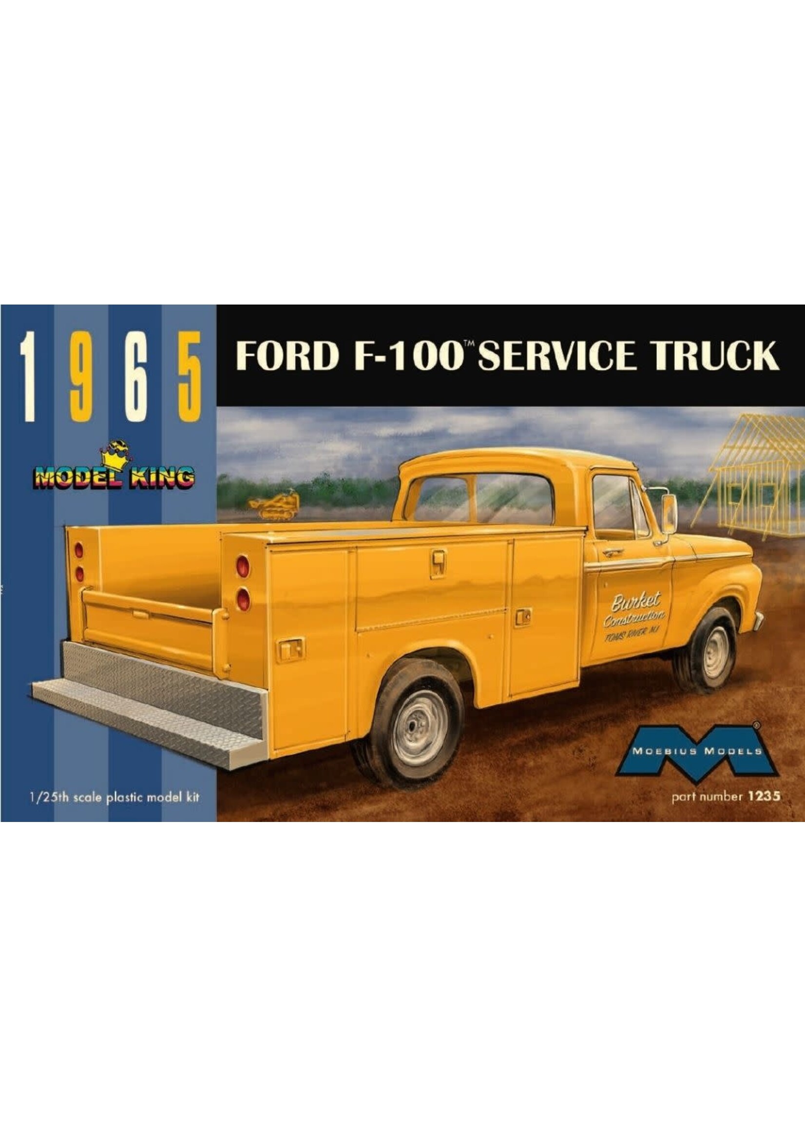 Moebius MOE1235 1965 Ford F-100 Service Truck (1/25)
