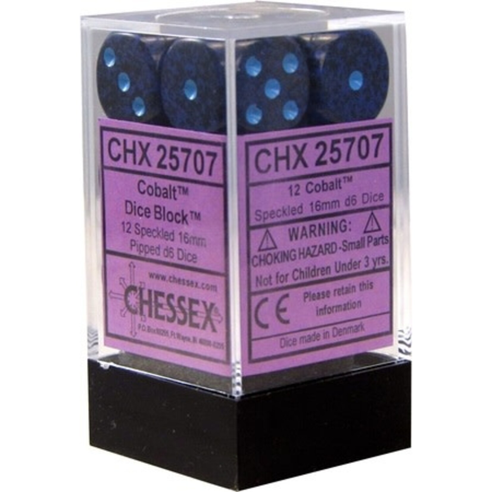Chessex Dice 16mm 25707 12pc Speckled Cobalt