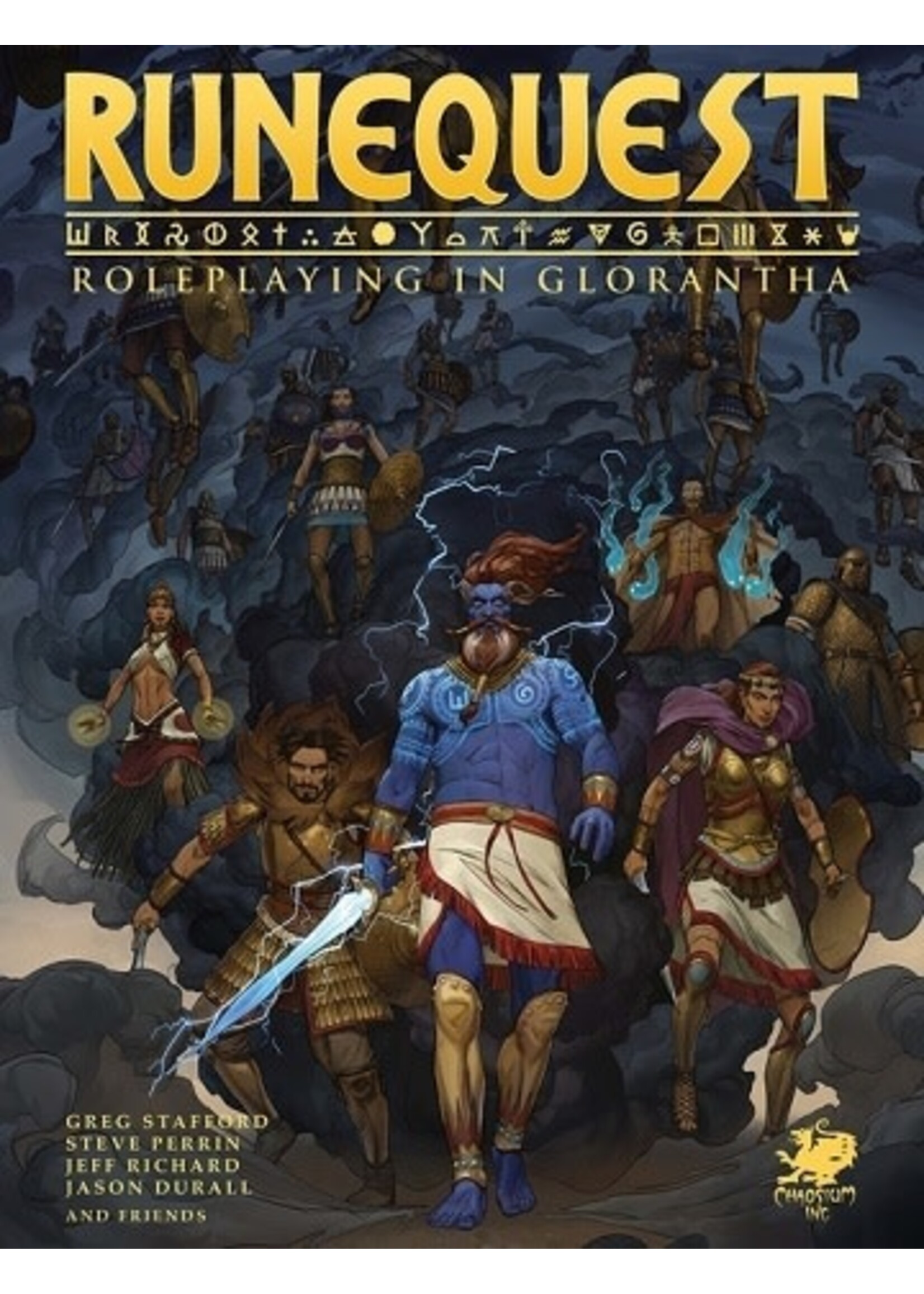 Chaosium Runequest RPG Core Book Roleplaying in Glorantha