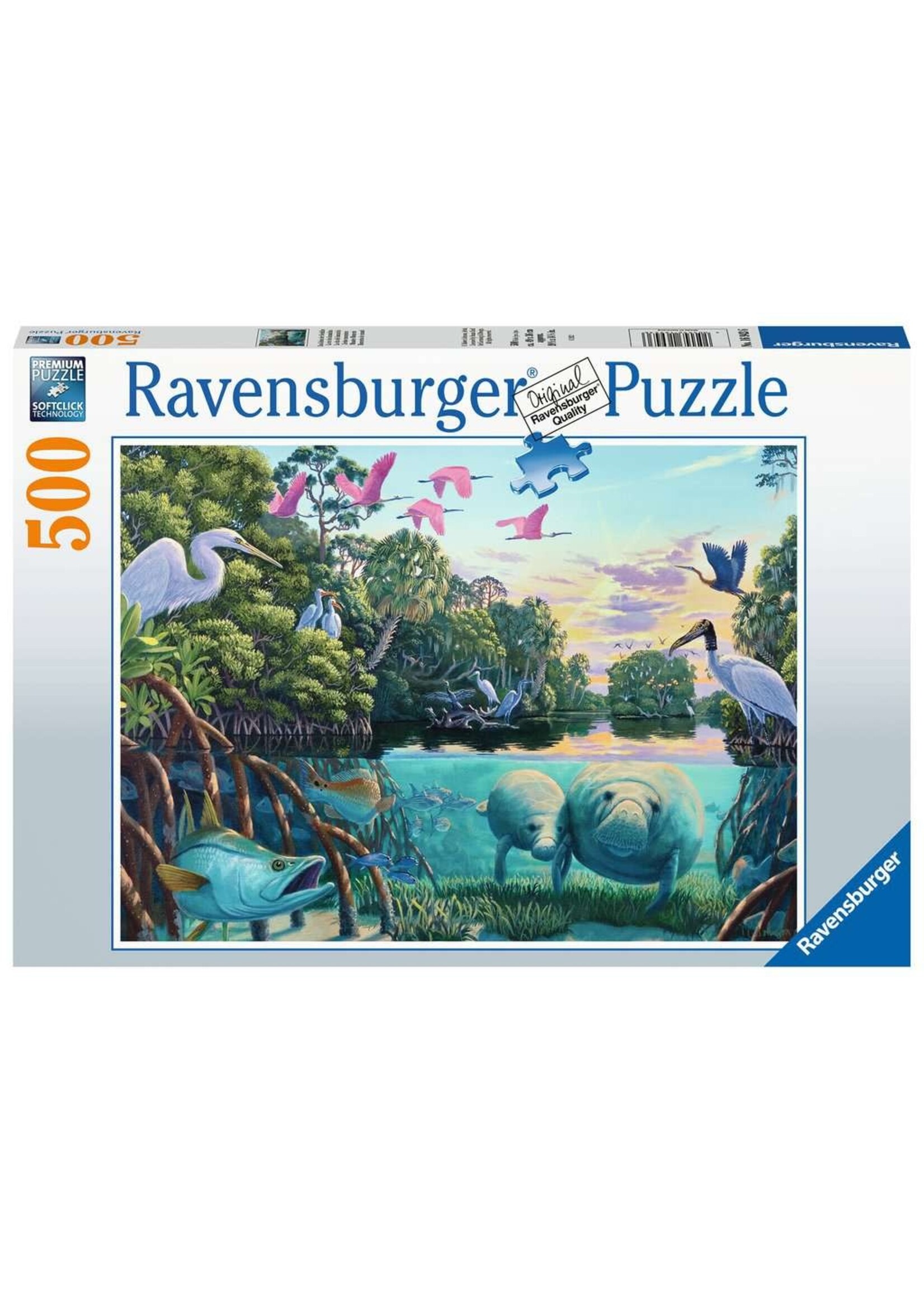 Ravensburger RAV12000044 Manatee Moments (Puzzle500)