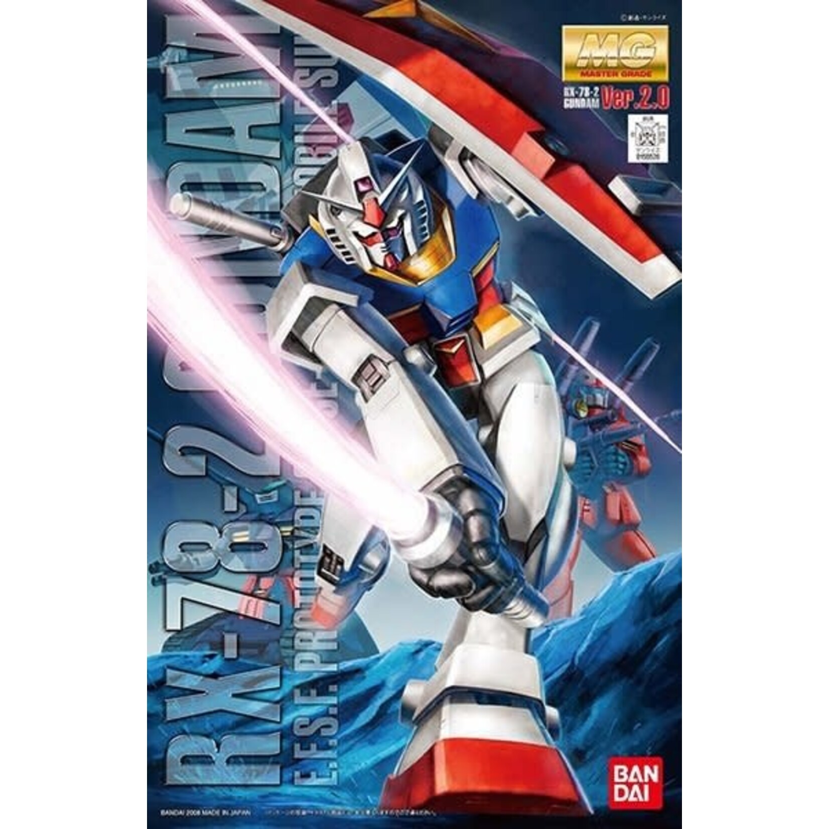 Bandai Bandai MG 1/100 RX-78-2 Gundam Ver.2.0 'Mobile Suit Gundam'