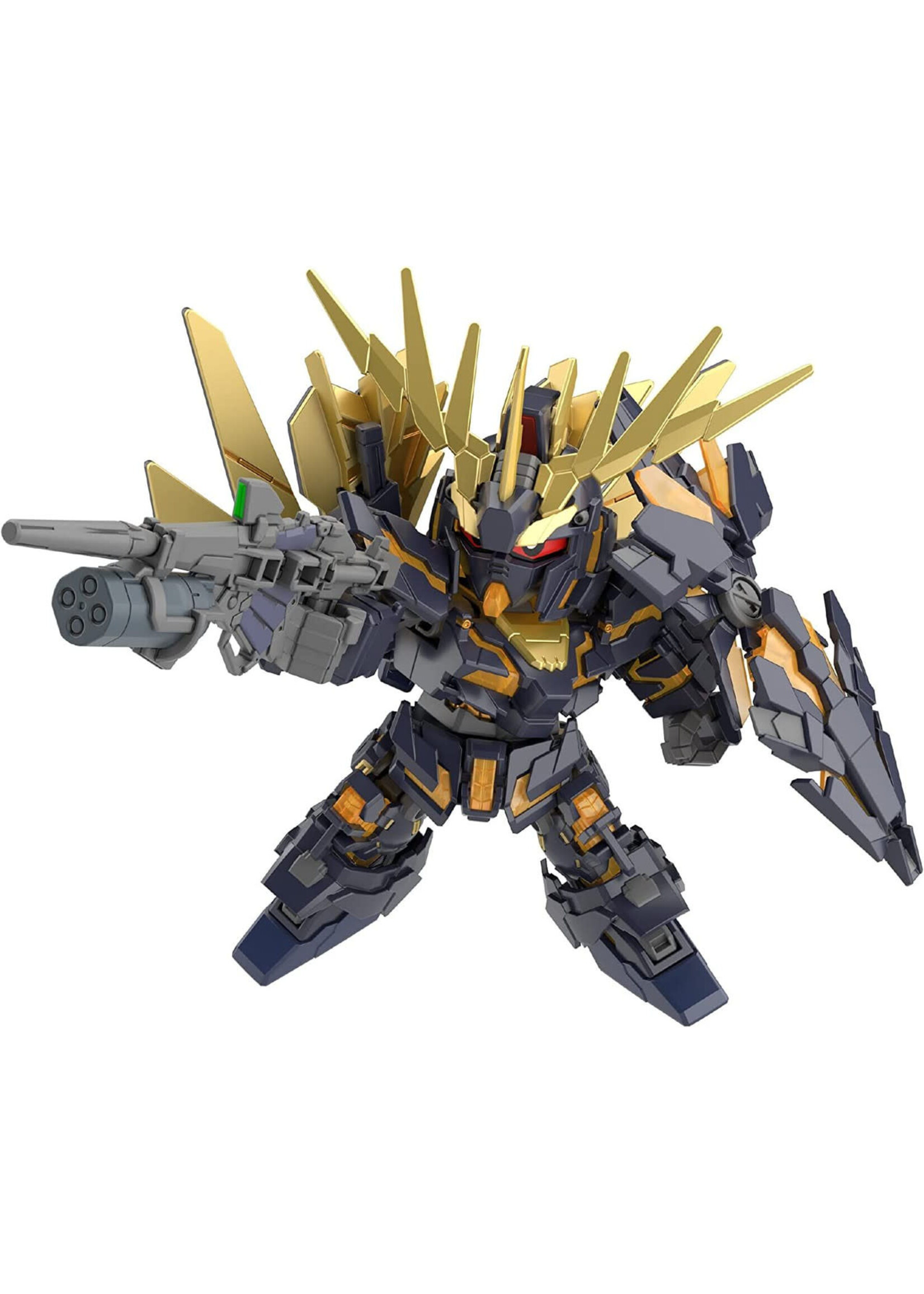 Bandai BNDAI2588122 SD Cross Silhouette Unicorn Gundam 02 Banshee Destroy Mode & Banshee Norn Parts Set