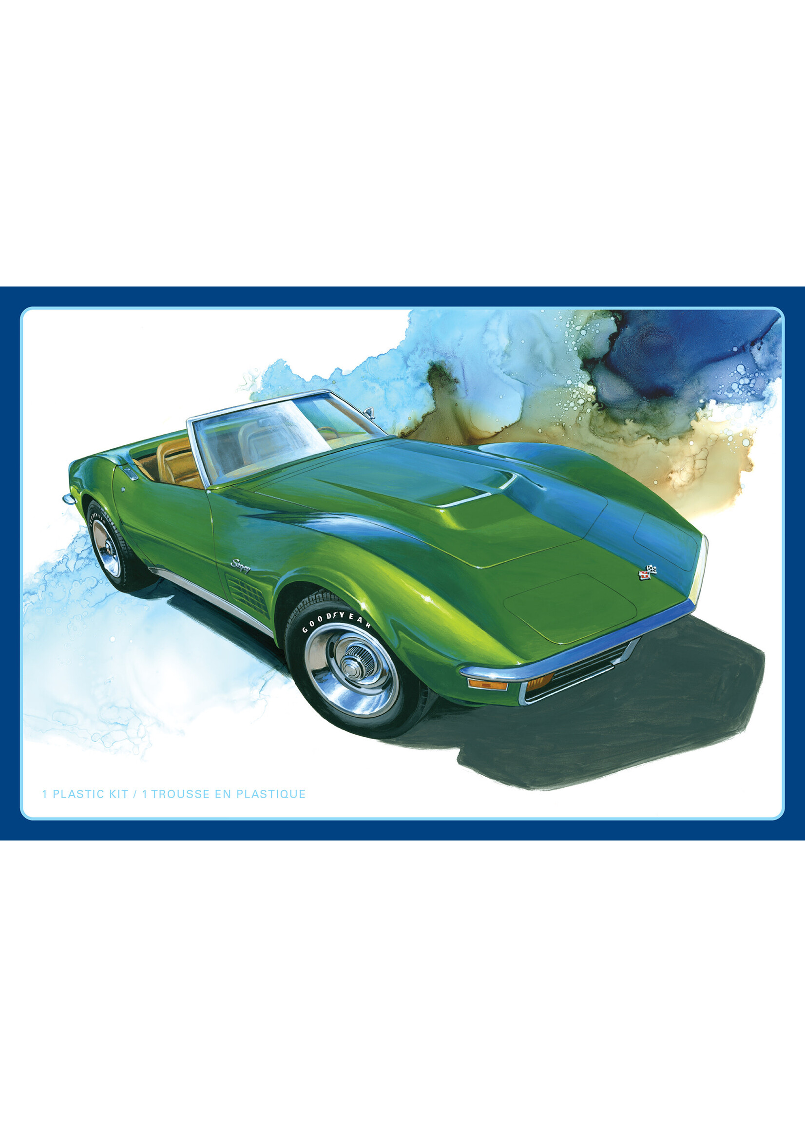 AMT AMT1437 1972 Chevy Corvette Roadster (1/25)