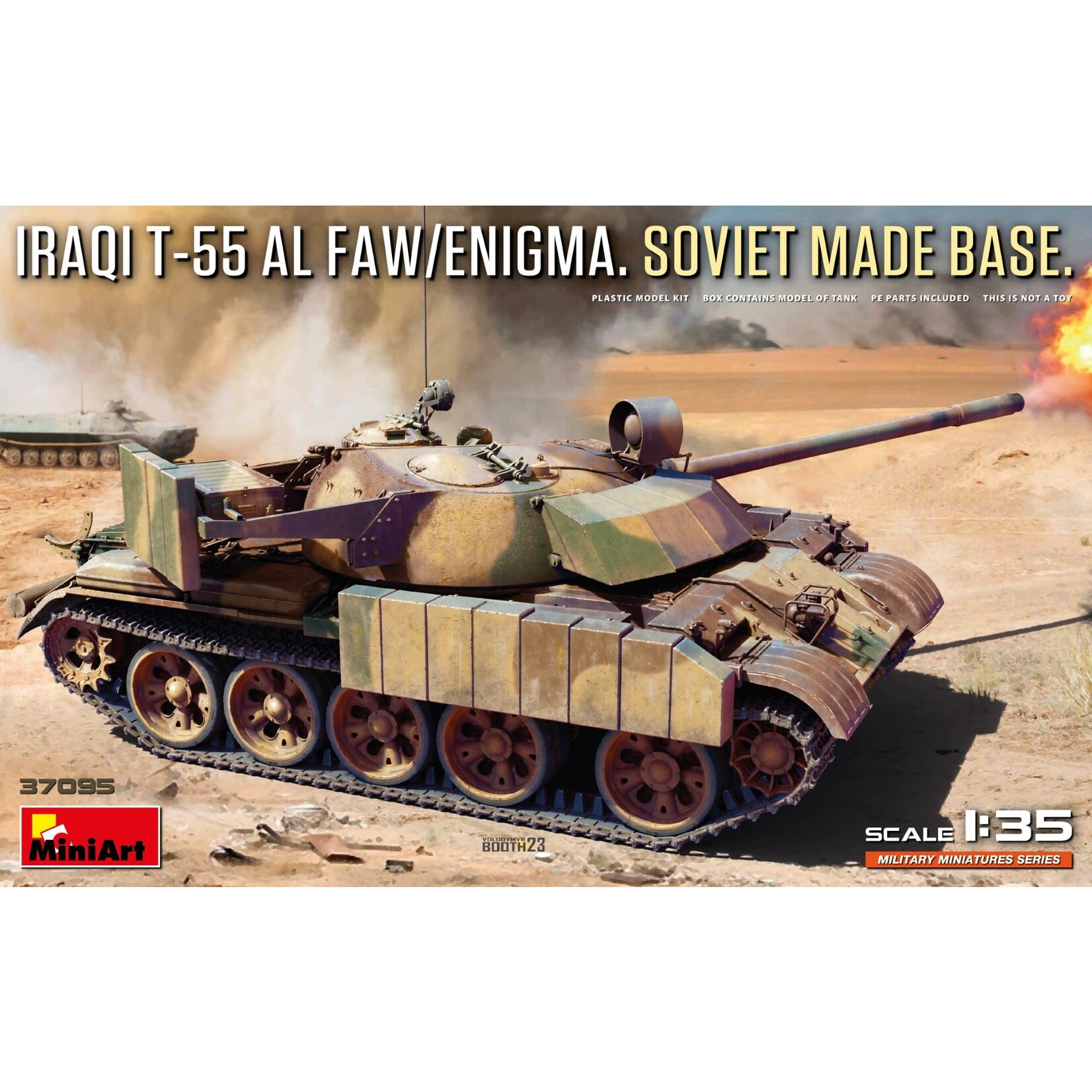 MiniArt MIN37059 Iraqi T-55 Al FAW/Enigma Soviet Made Base (1/35)