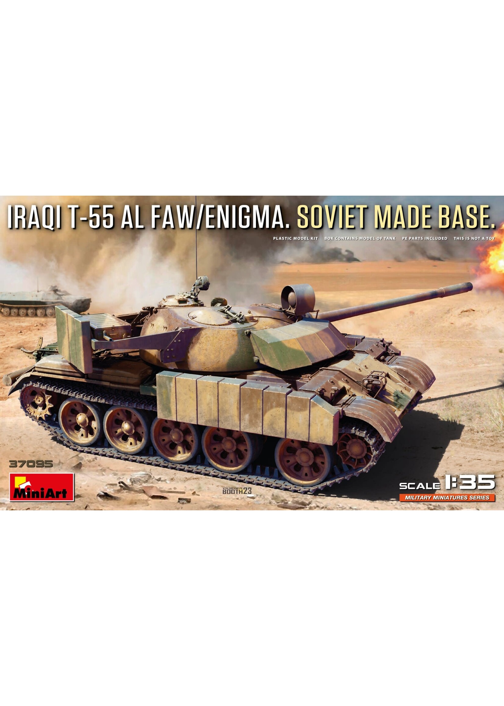 MiniArt MIART37059 Iraqi T-55 Al FAW/Enigma Soviet Made Base (1/35)