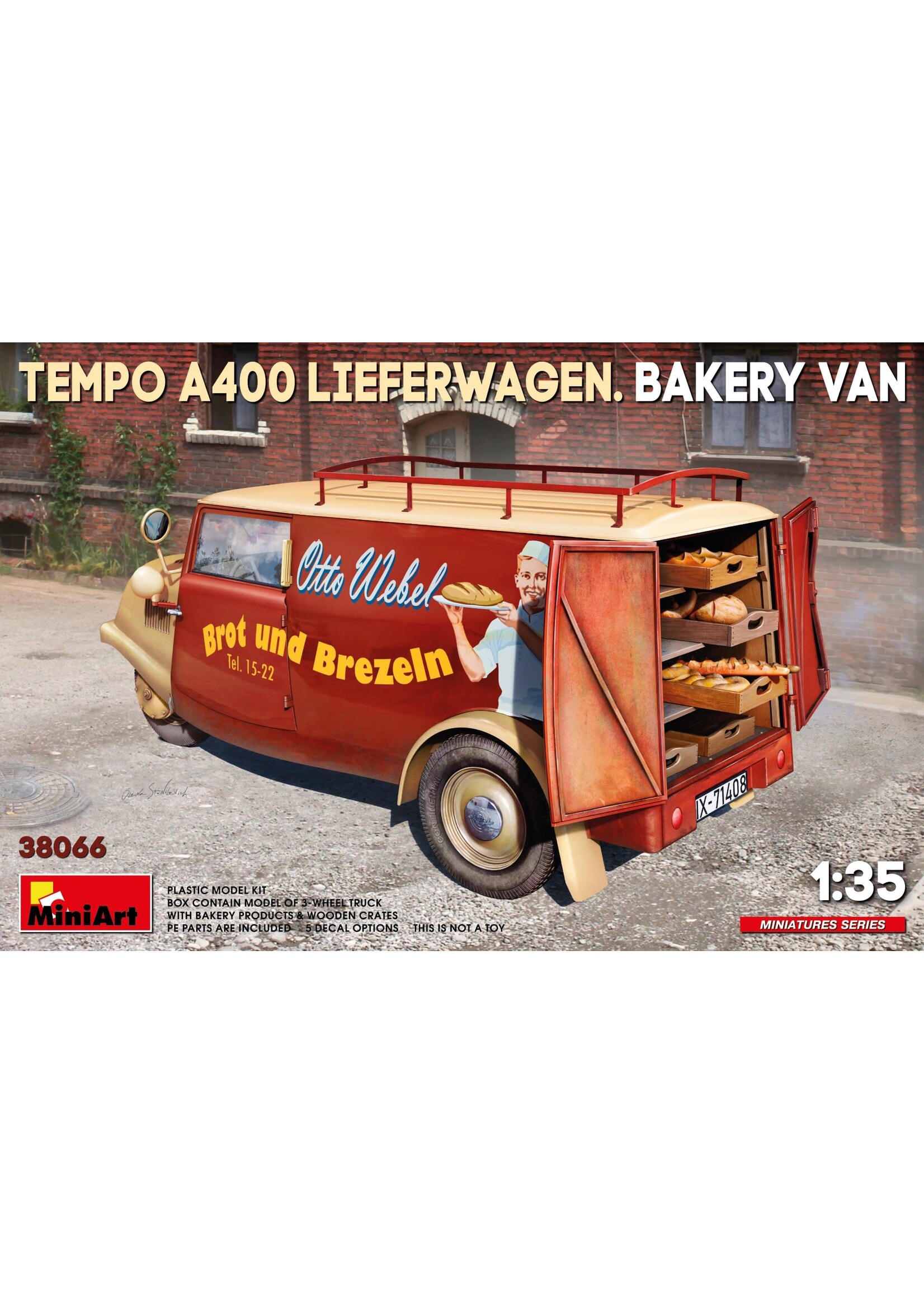 MiniArt MIART38066 Tempo A400 Lieferwagen Bakery Van (1/35)