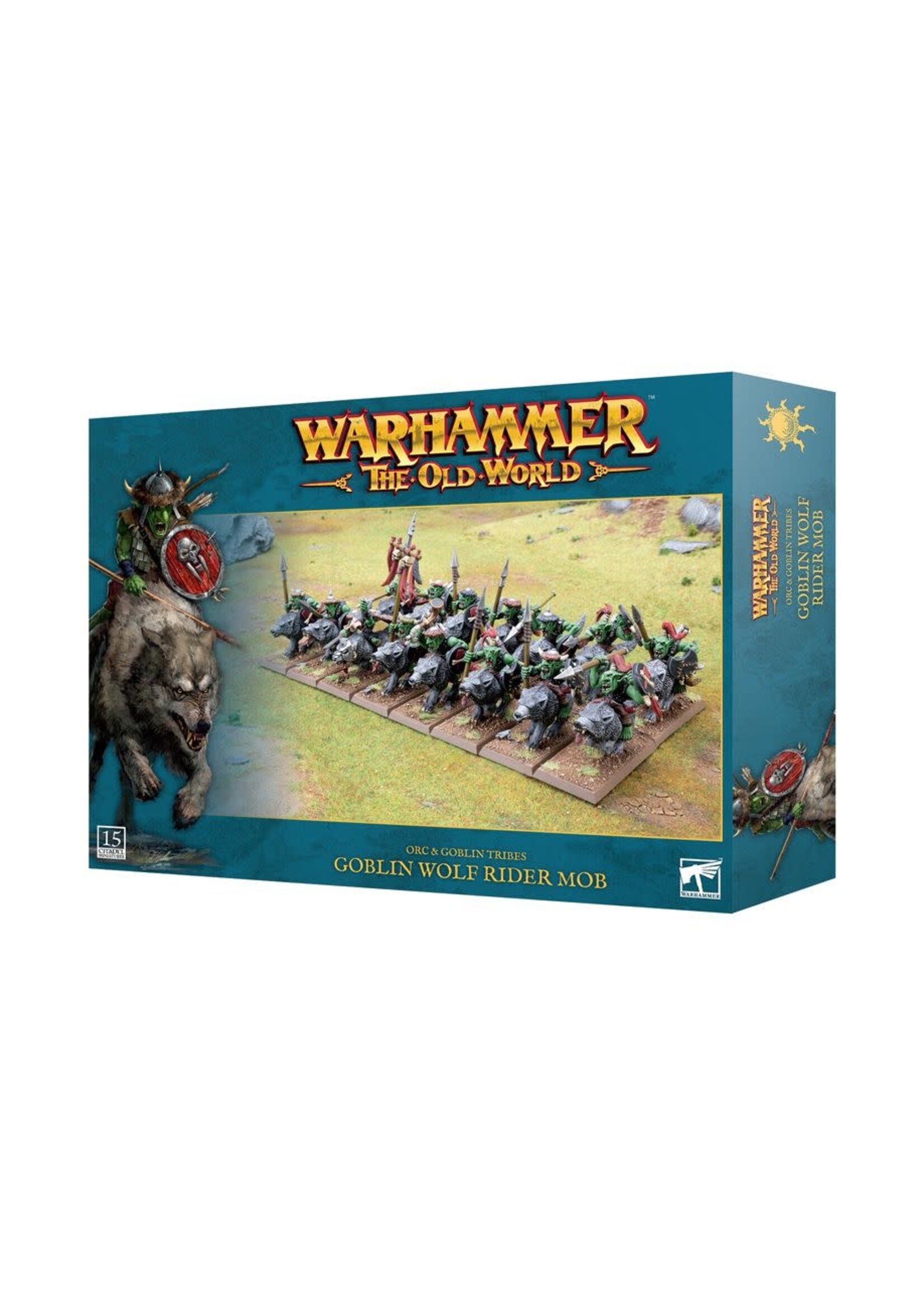 Old World Orc & Goblin Tribes Goblin Wolf Rider Mob