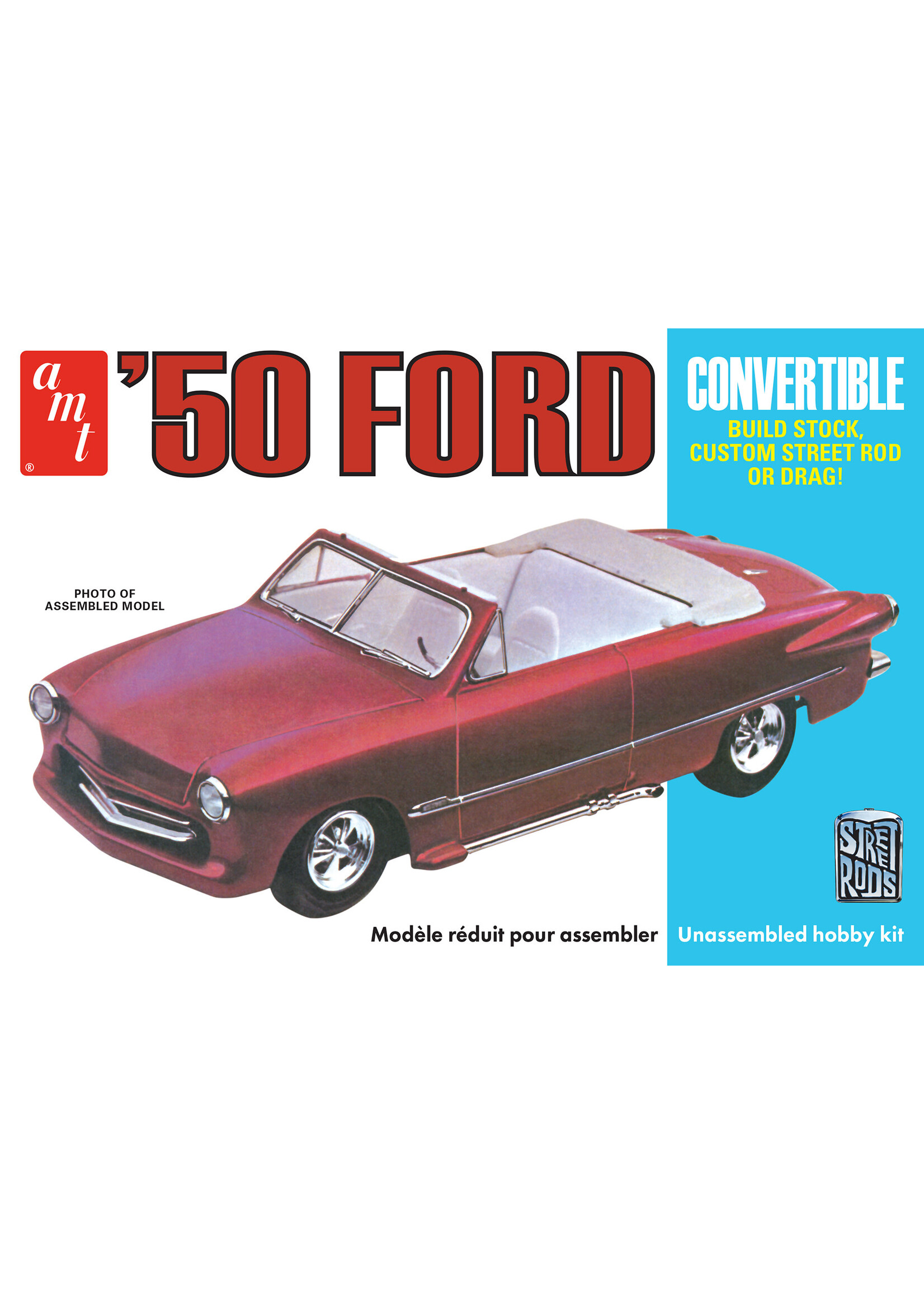 AMT AMT1413 1950 Ford Convertable Street Rod (1/25)