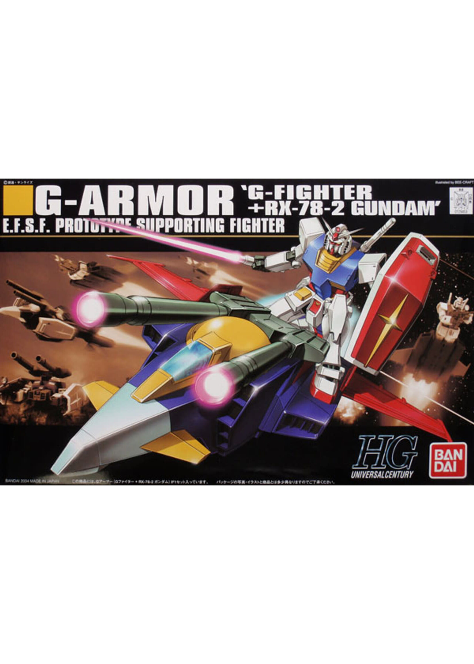 Bandai BNDAI1129453 HGUC #50 1/144 G-ARMOR "Mobile Suit Gundam"
