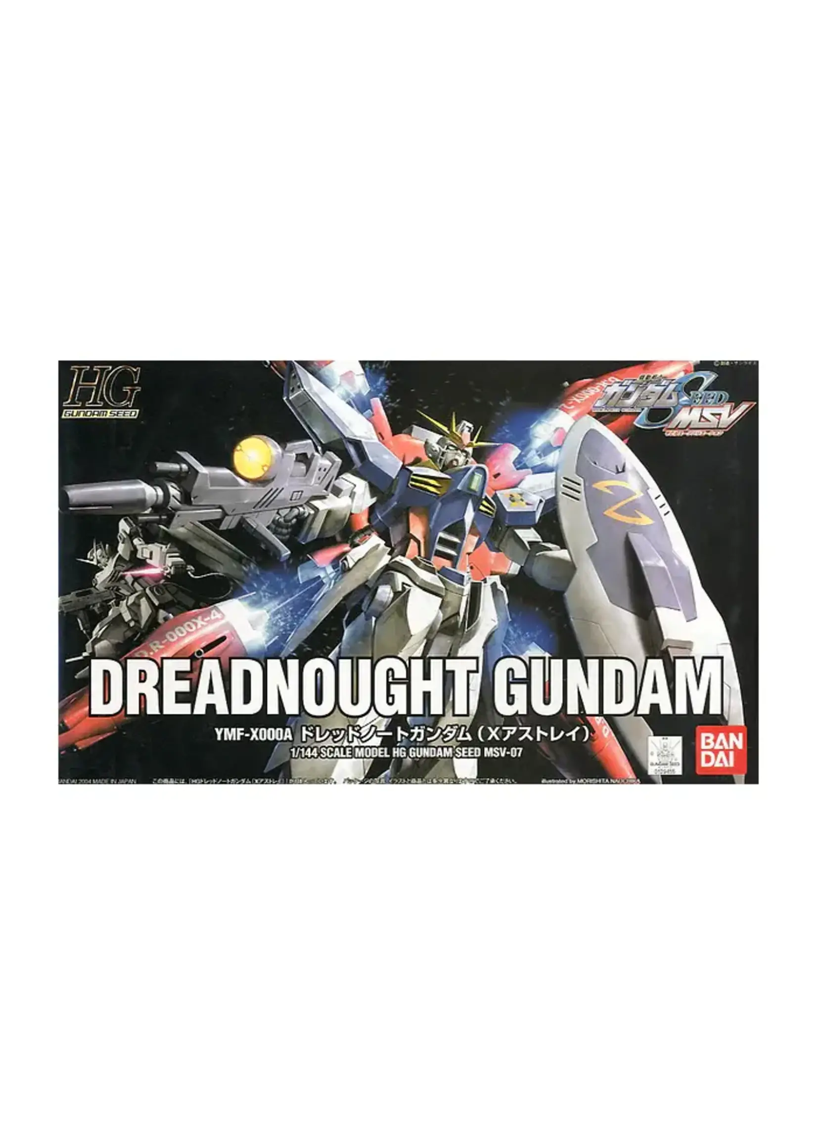 Bandai BNDAI1129455 HG 1/144 SEED MSV #7 Dreadnought Gundam "Gundam SEED"