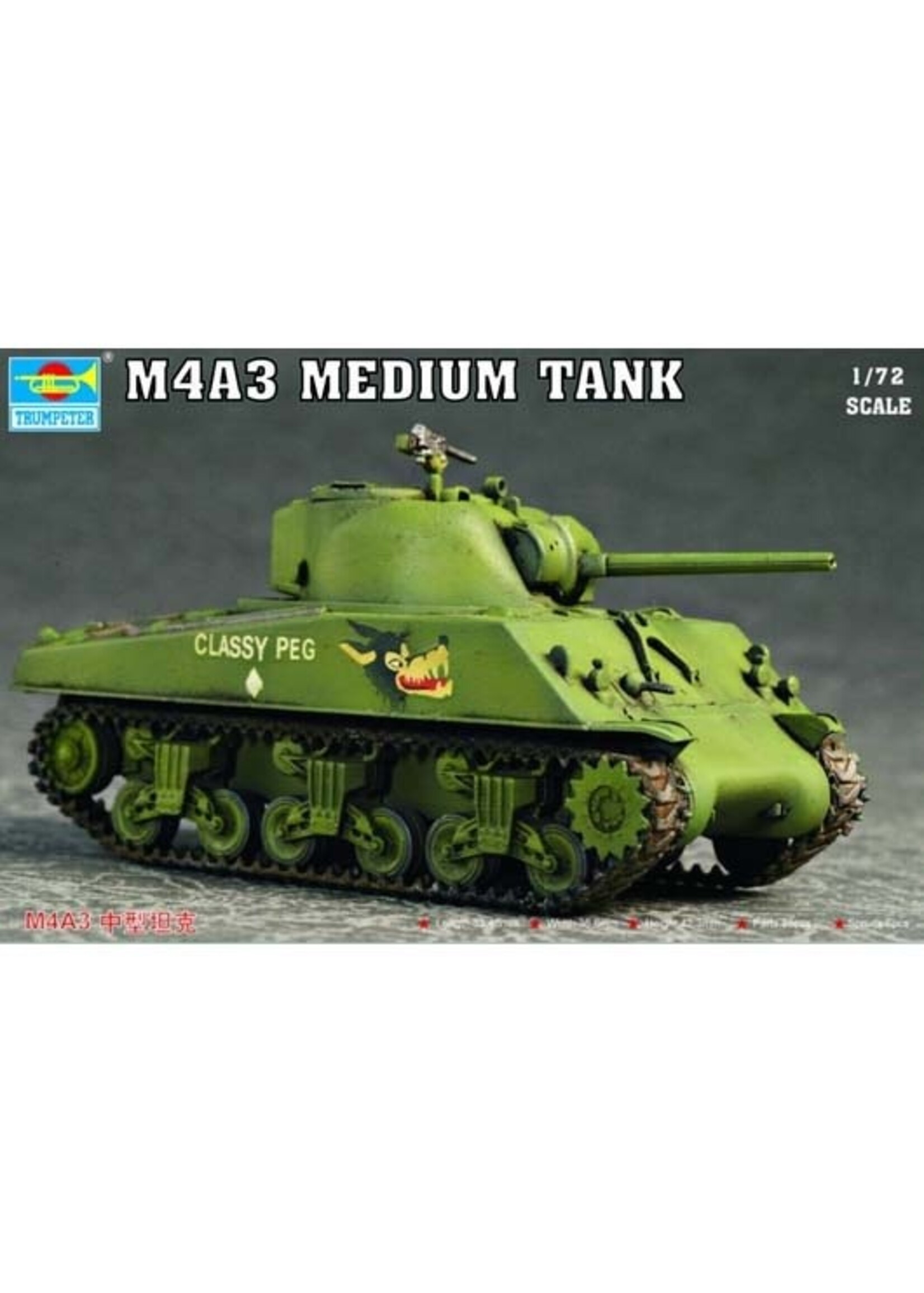 Trumpeter TRU07224 M4A3 Tank (1/72)