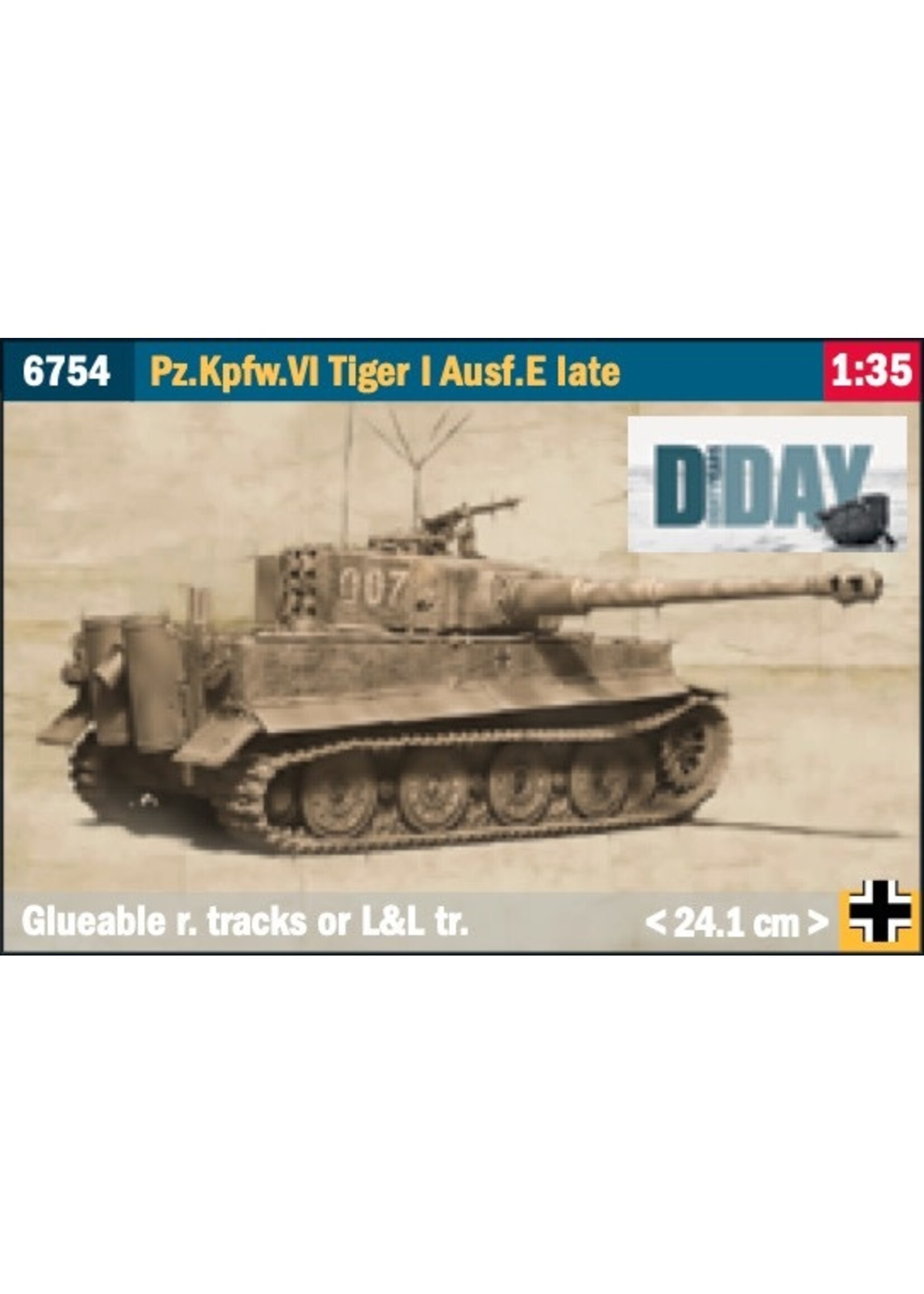 Italeri ITA6754 Pz.Kpfw.VI Tiger I Ausf.E Late Production (1/35)