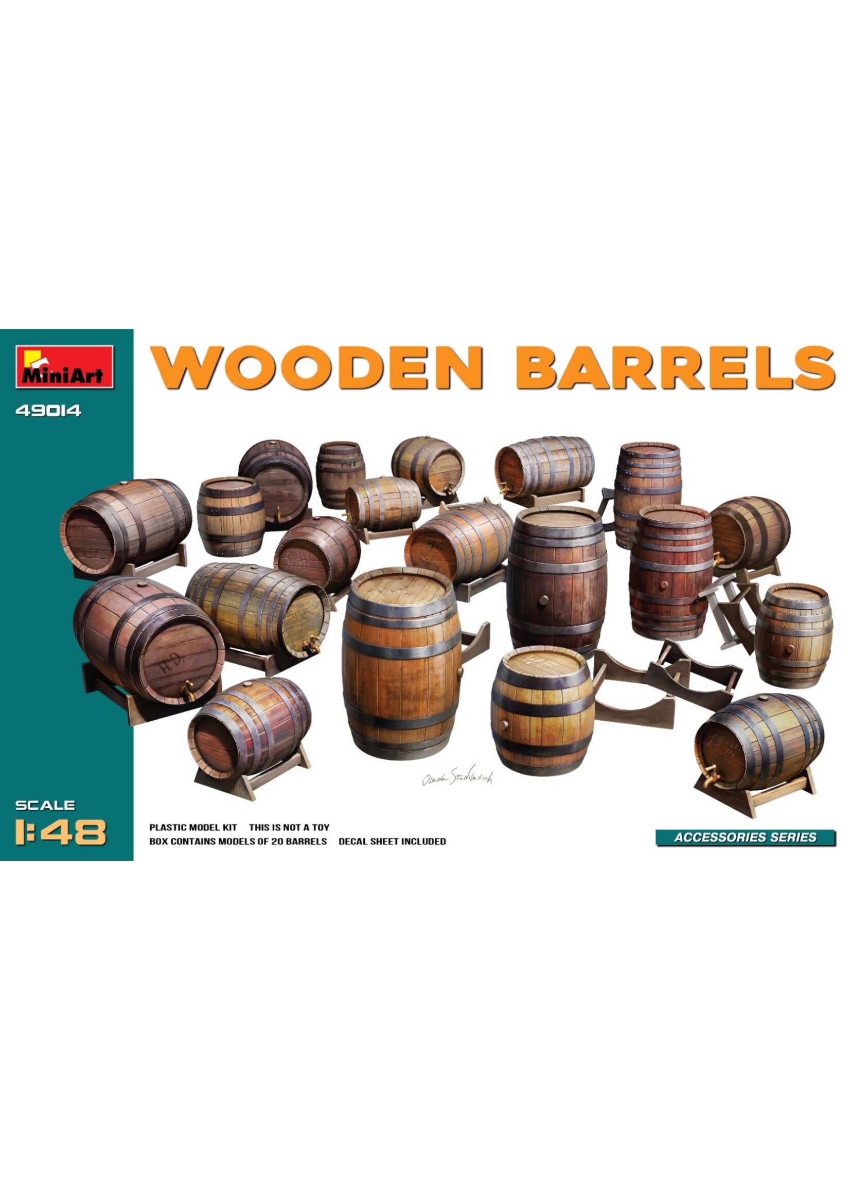 MiniArt MIART49014 Wooden Barrels (1/48)