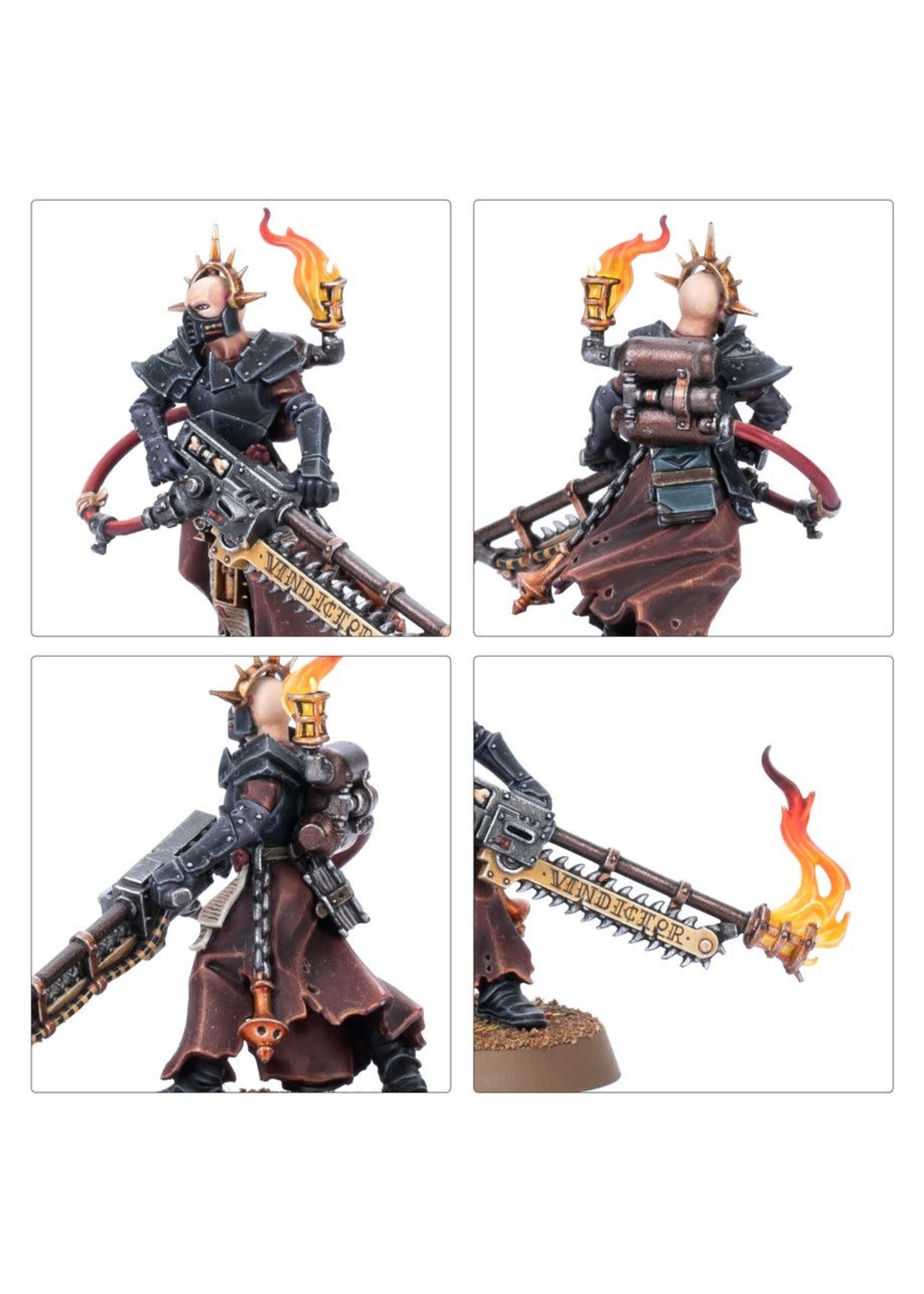 Adepta Sororitas Ministorum Priest with Vindictor