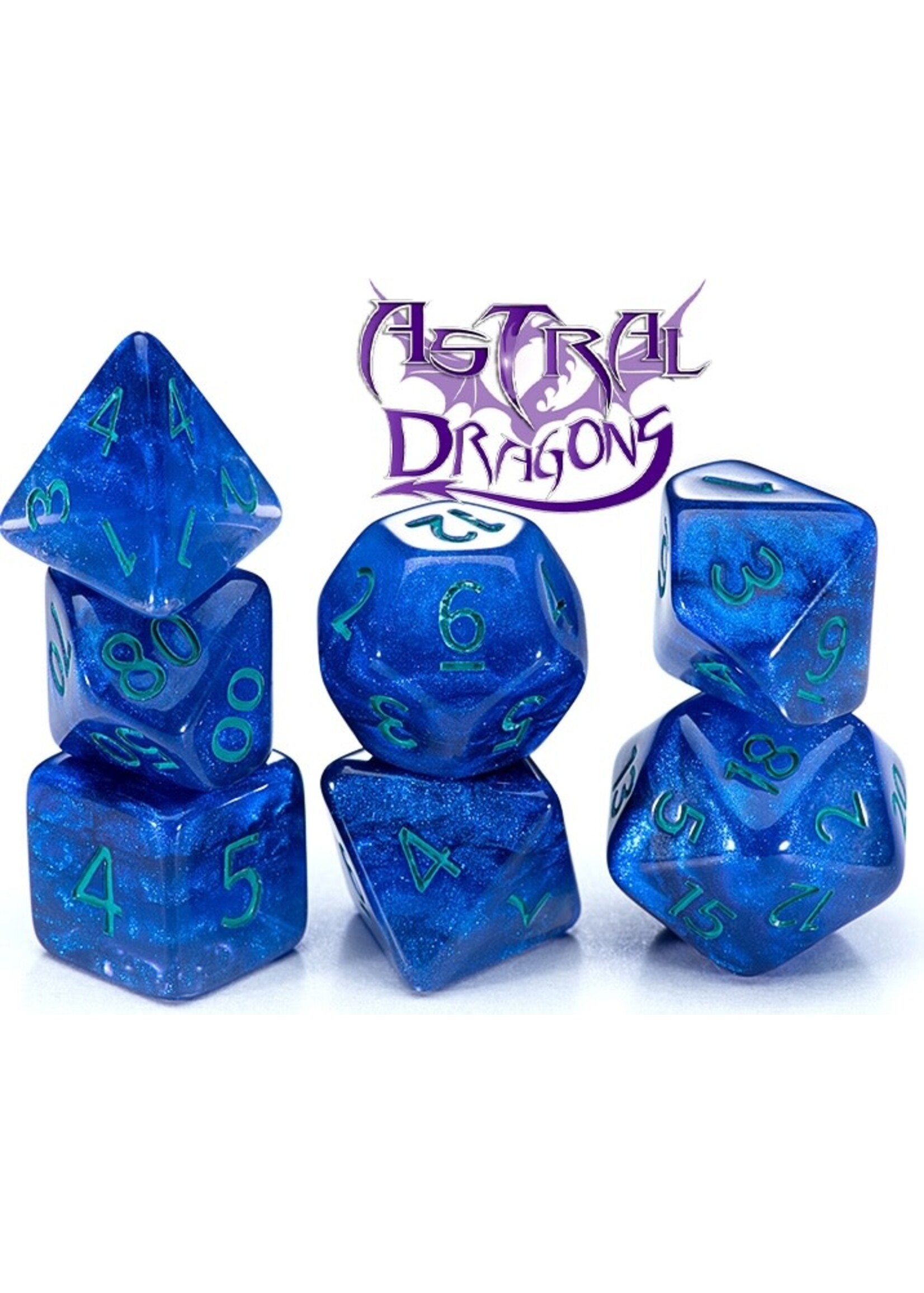 Gate Keeper Games Dice RPG GKG3333  7pc Astral Dragon