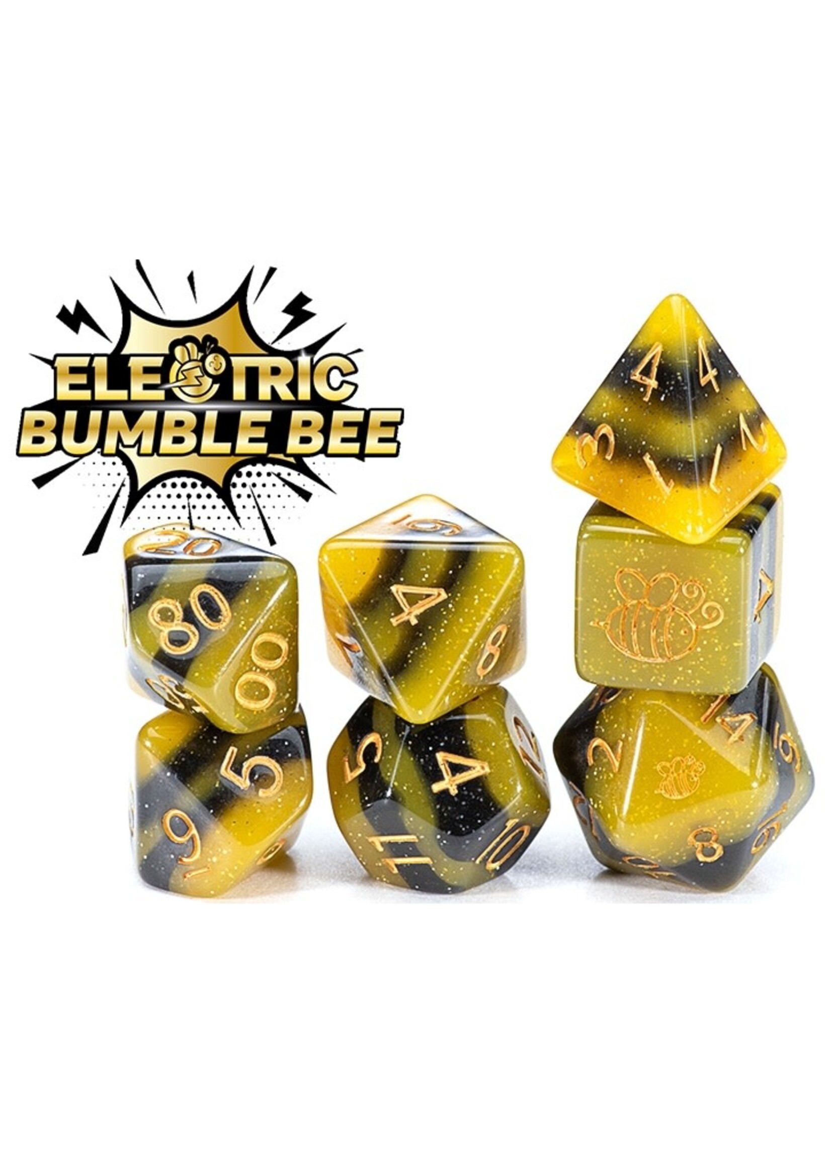 Dice RPG GKG08080 7pc Electric Bumble Bee