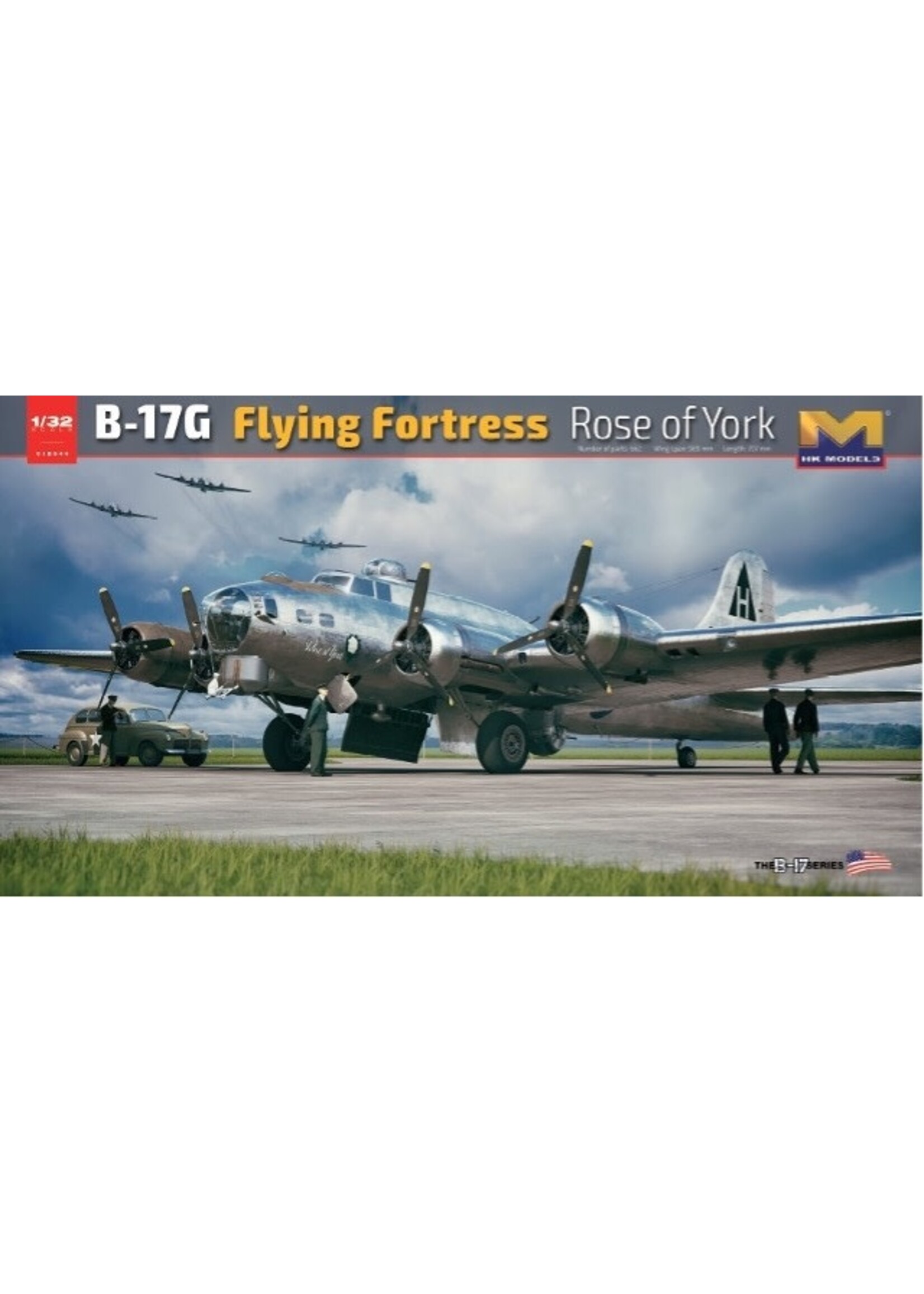 HK Models HKM01E44 B-17G Flying Fortress Rose of York (1/32)