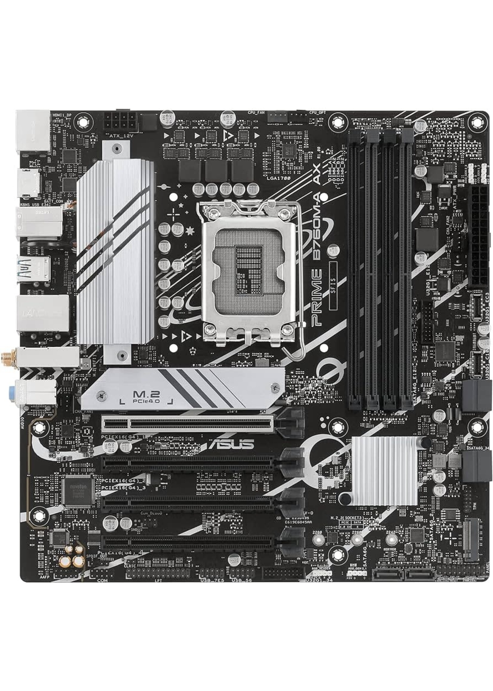 Asus Asus Prime B760M-A AX Intel LGA 1700 DDR5 Motherboard