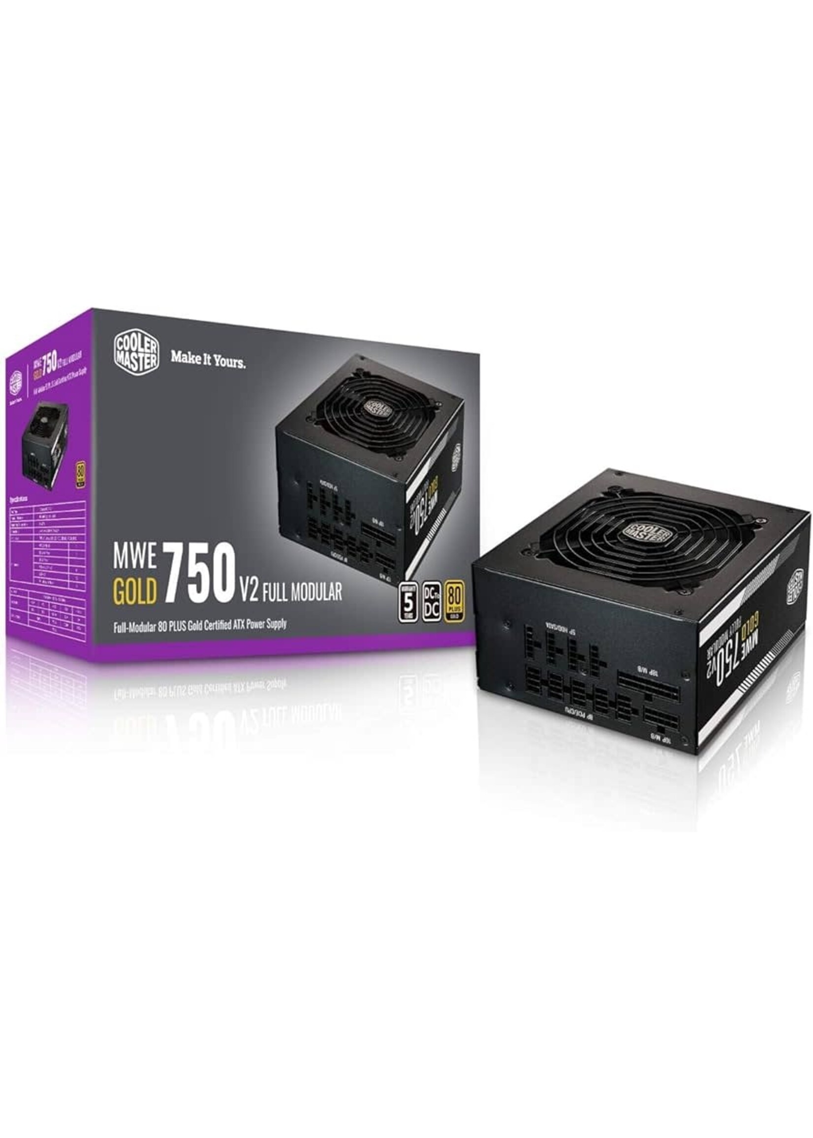 CoolerMaster Cooler Master MWE 750 V2 Fully Modular 80+ Gold Power Supply