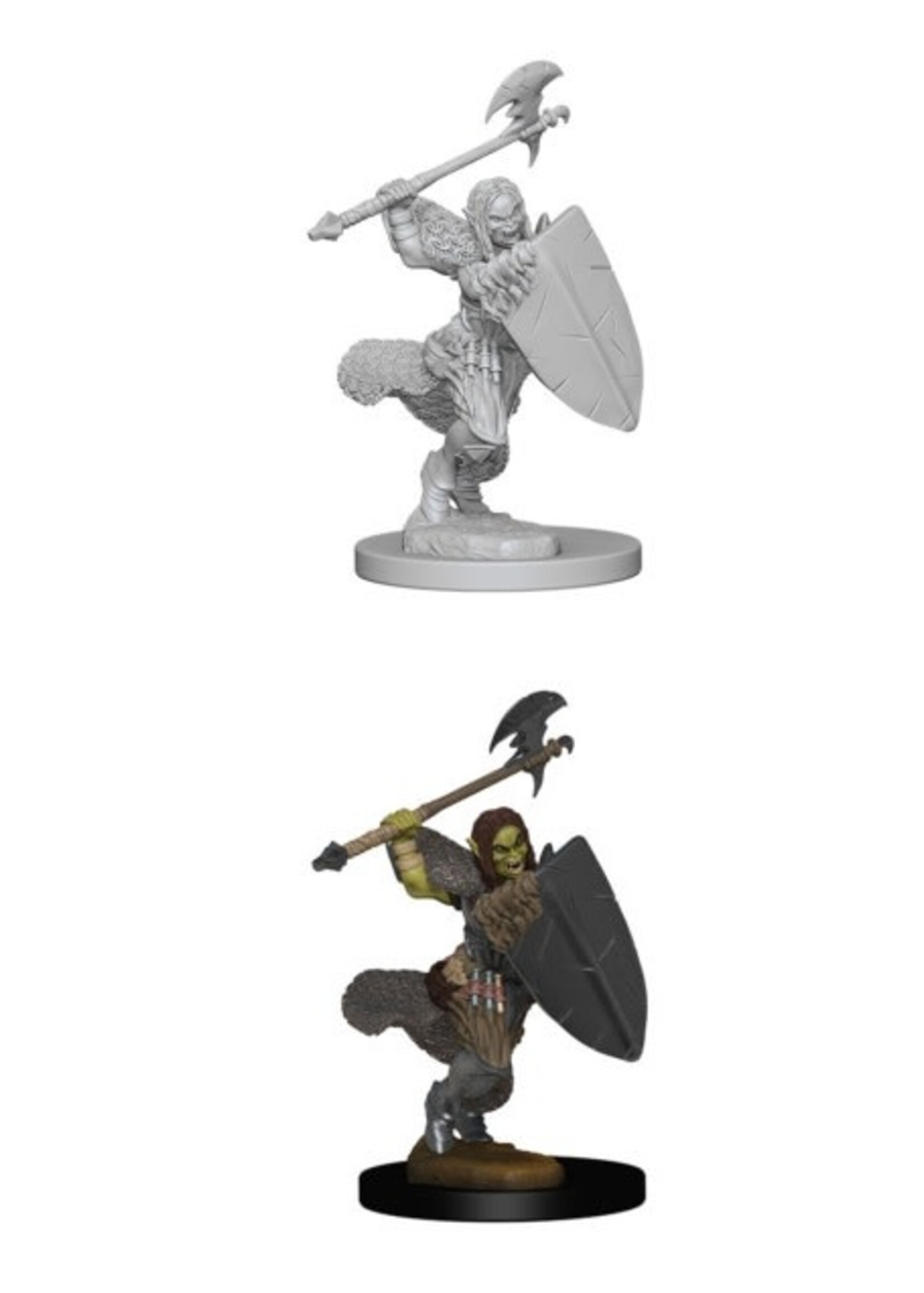 WizKids WK72614 Half-Orc Female Barbarian PF WV1