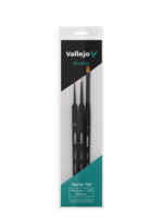 Vallejo VAL B03990 STARTER SET 3/0 RND, 1 RND, 4 FLAT