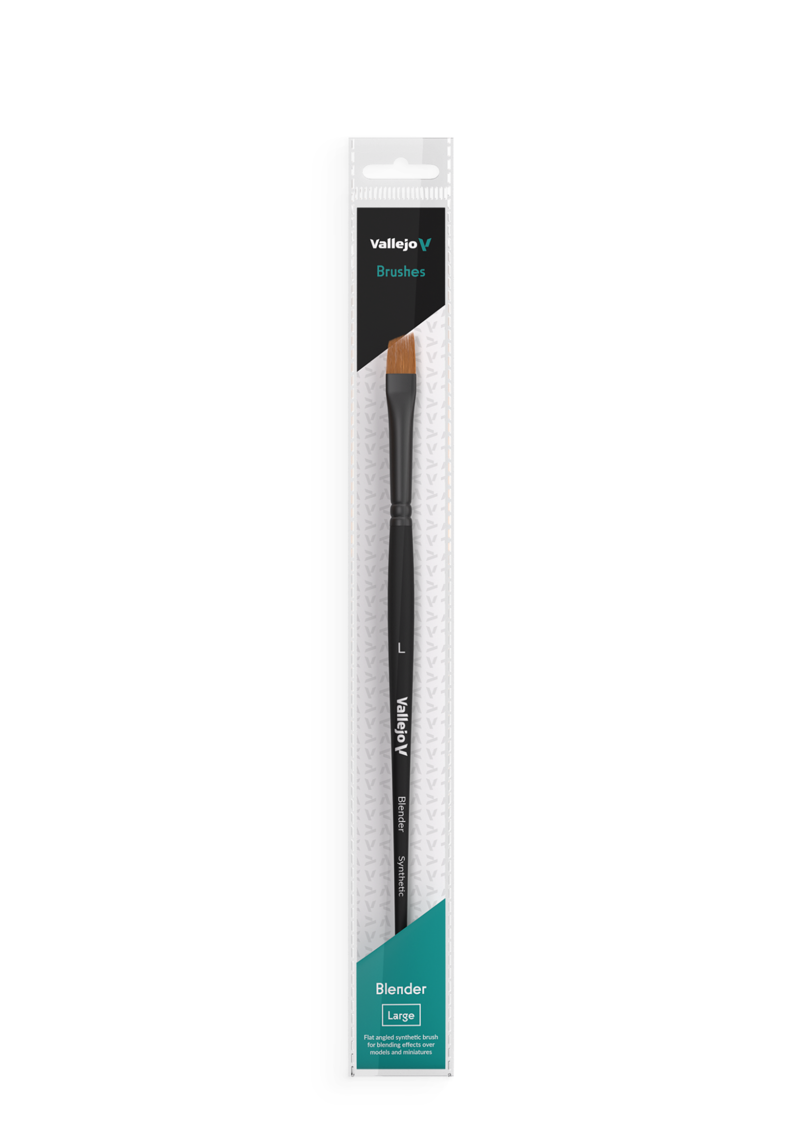Vallejo VAL B05003 FLAT ANGLED SYNTHETIC BRUSH