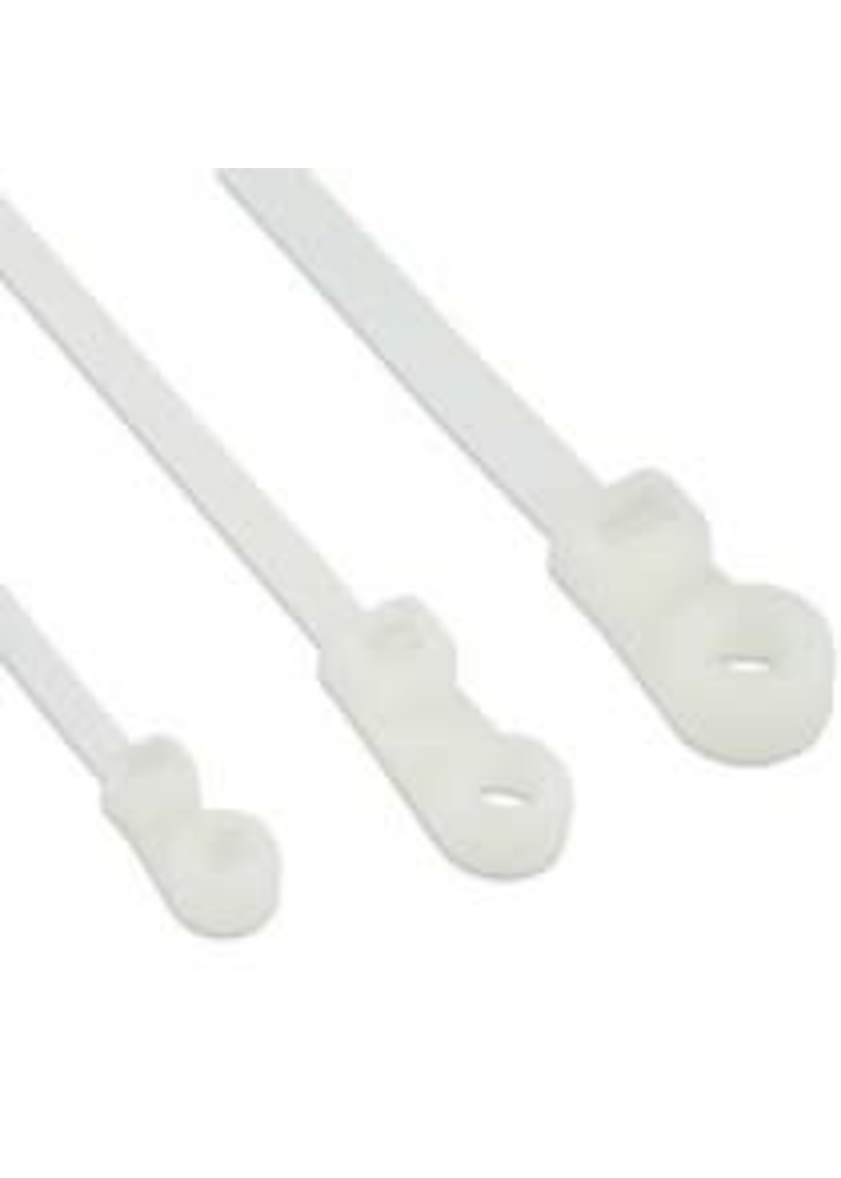 Eyelet Nylon Zip Ties 30cm (100pc)