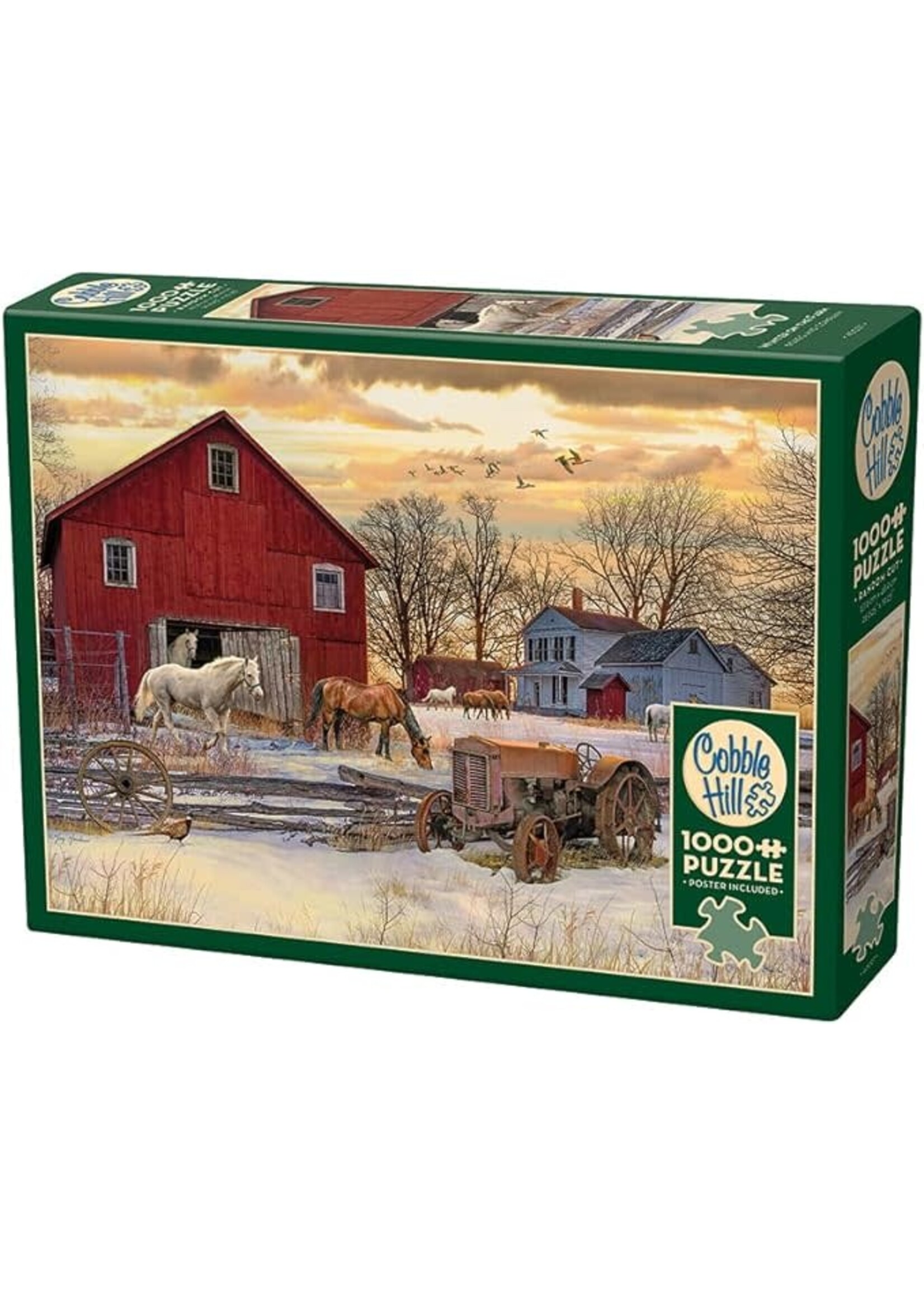 Cobble Hill CH40027 Winter on the Farm (Puzzle1000)