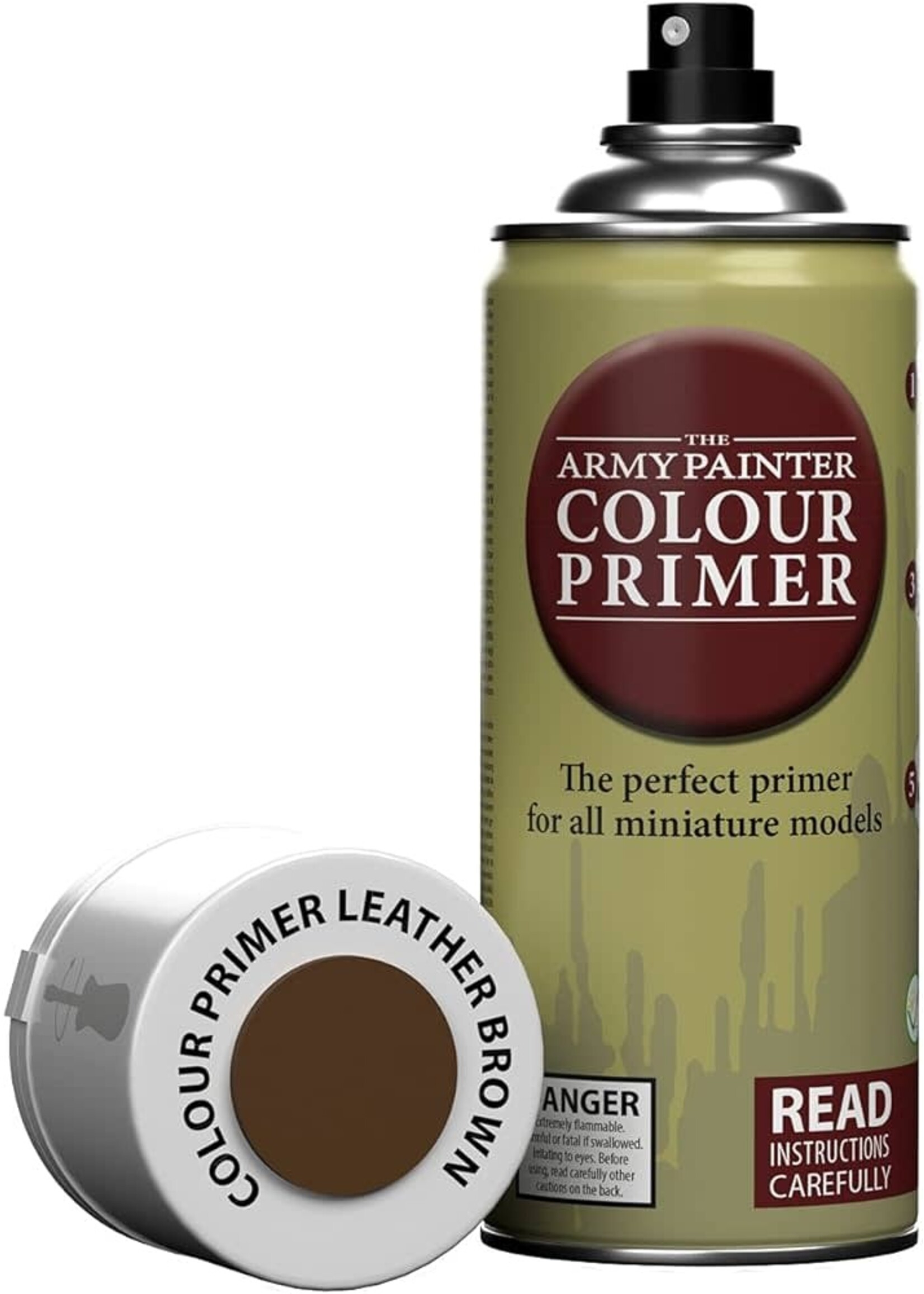 Army Painter AP3004 Colour Primer Leather Brown Spray (400ml)