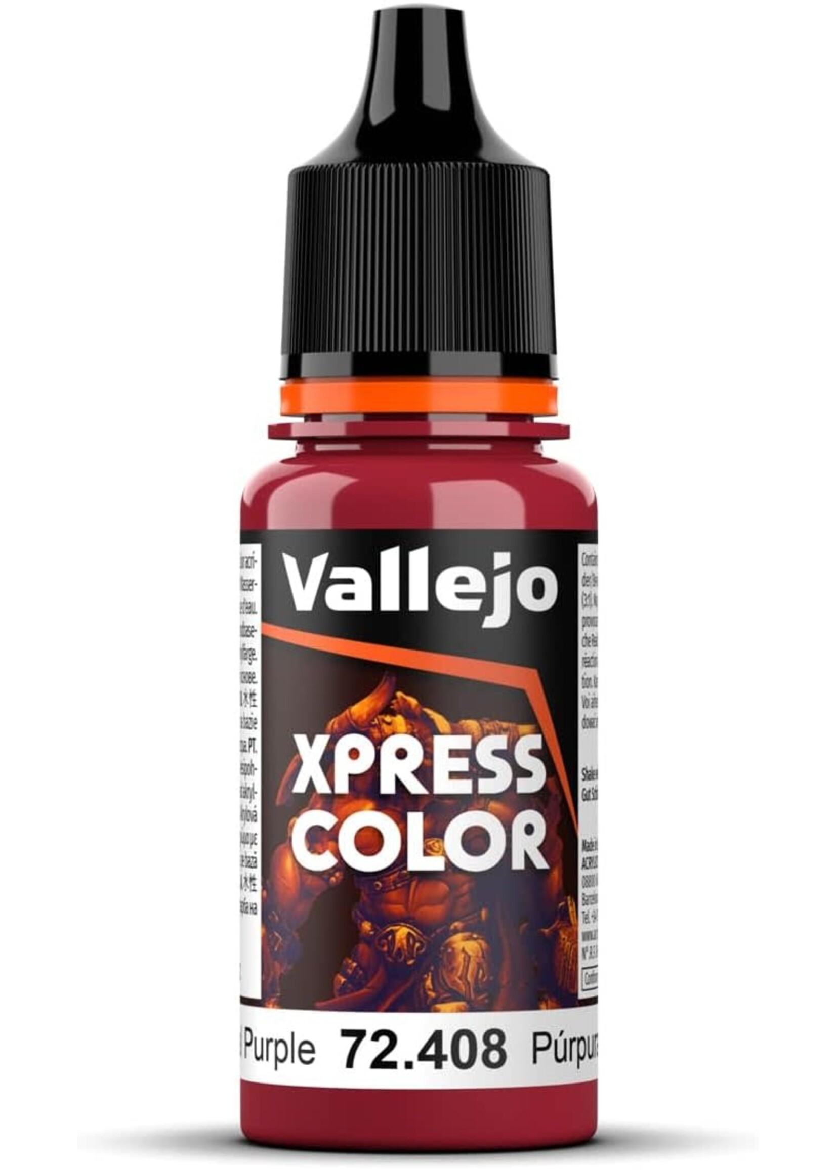 Vallejo 144VAL72408 Game  Xpress Cardinal Purple (18ml)