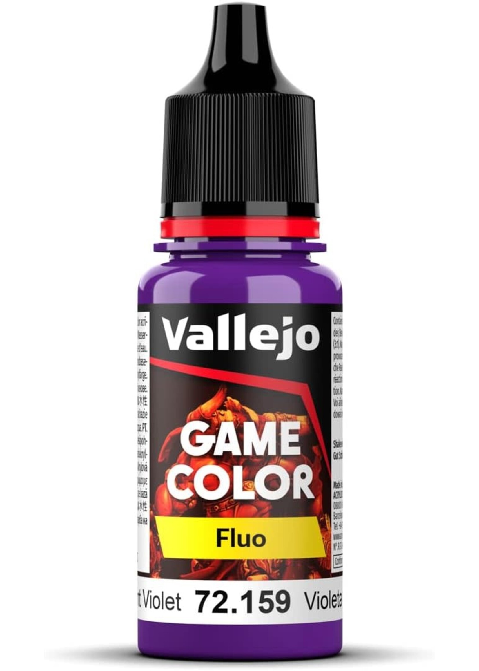 Vallejo 105VAL72159 Game Color Fluorescent Violet (17ml)