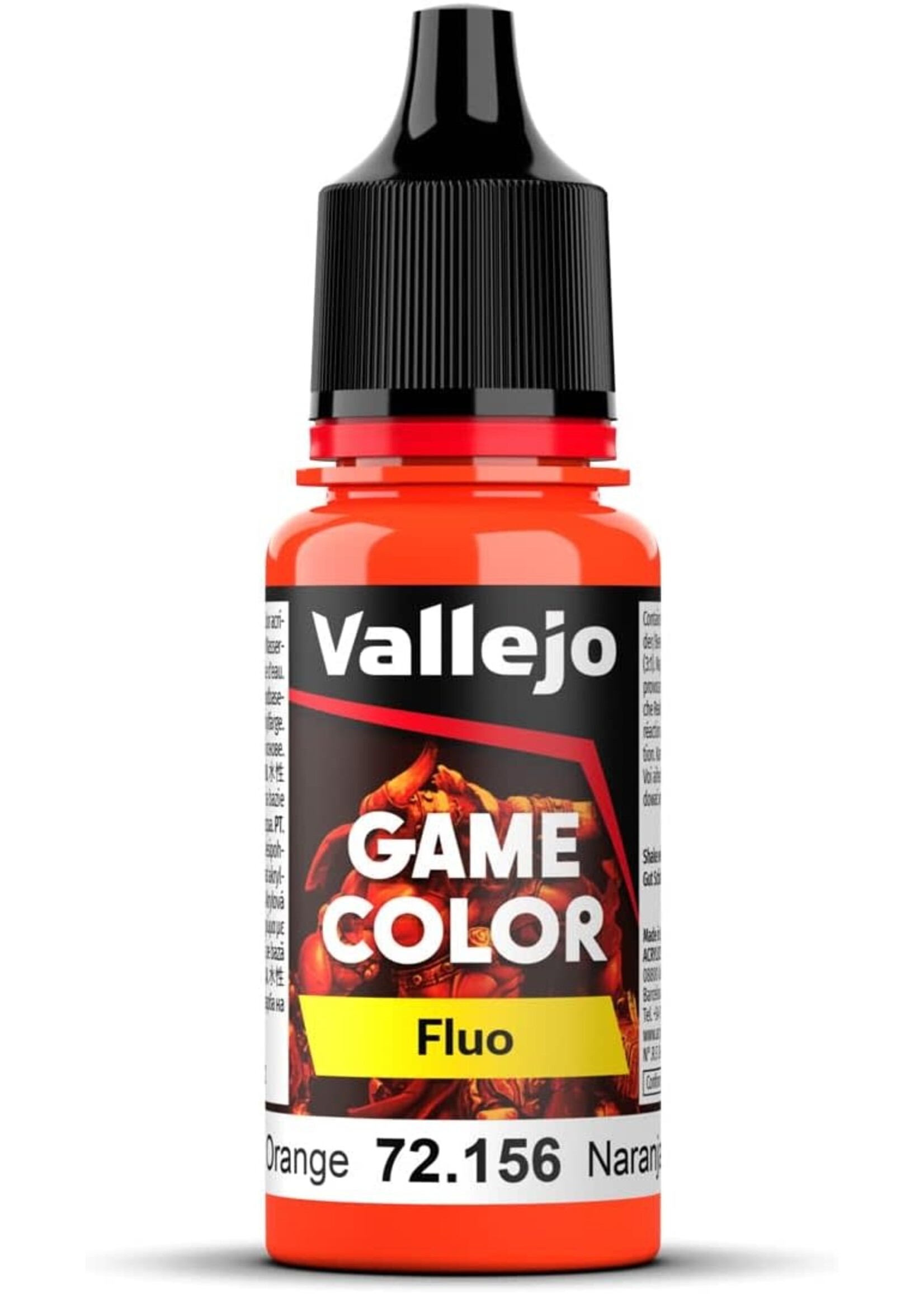 Vallejo VAL72156 Game Color Fluorescent Orange (17ml)